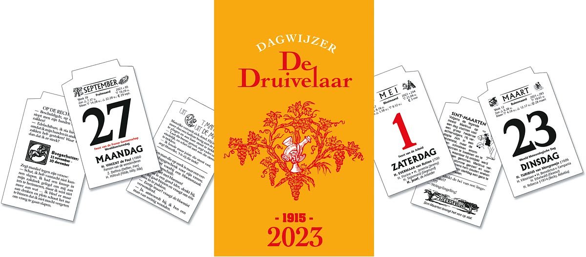 Dagblokkalender De Druivelaar 2024