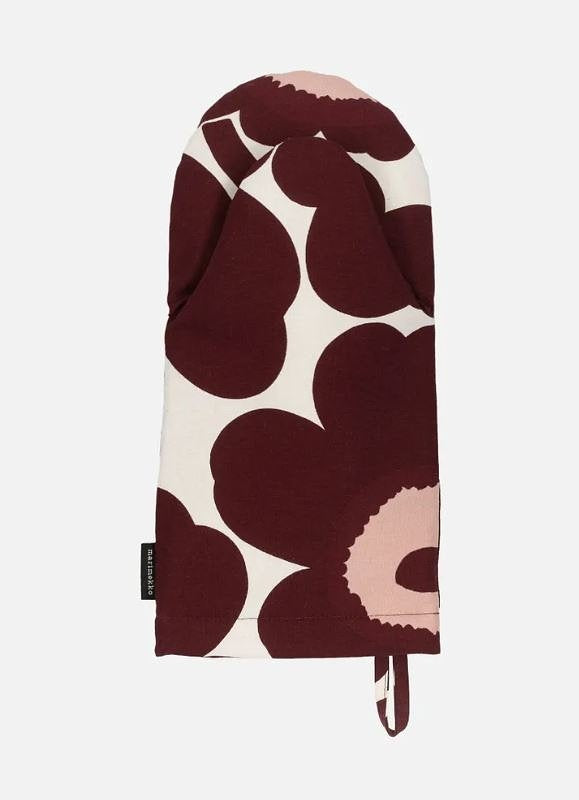 Marimekko - Pieni - Unikko - Ovenwant - Bordeaux