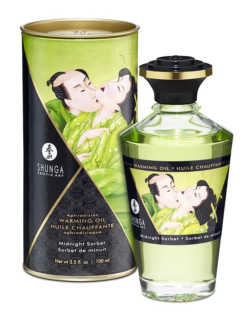 SHUNGA - APHRODISIAC WARMING OIL - STRAWBERRY 100 ML - Copy