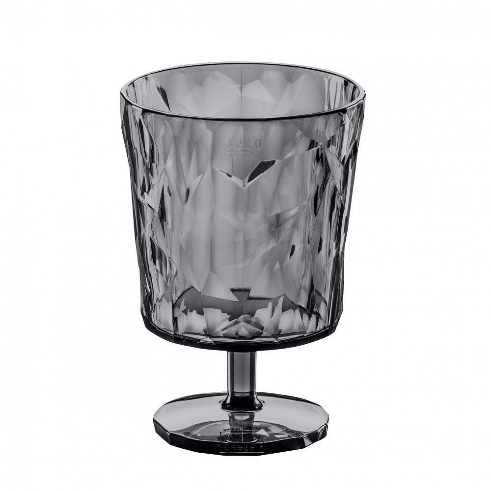 Koziol CLUB S Drinkglas 250ml transparent grey