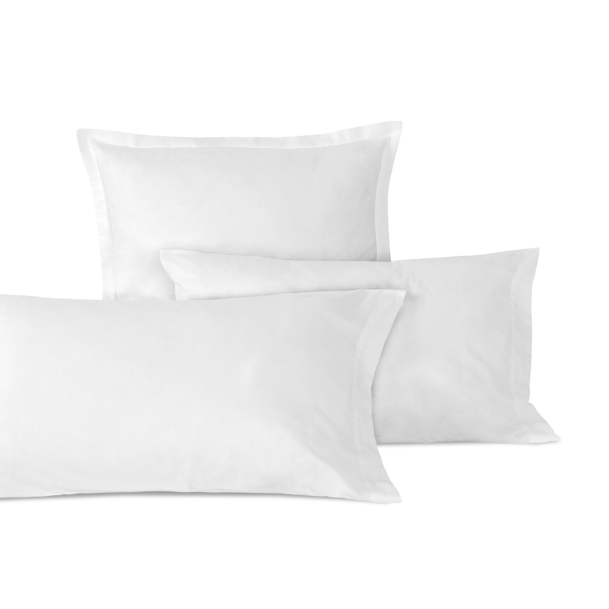 Happy Friday Pillow cover Basic 200 TC 50x75 cm (x2) White