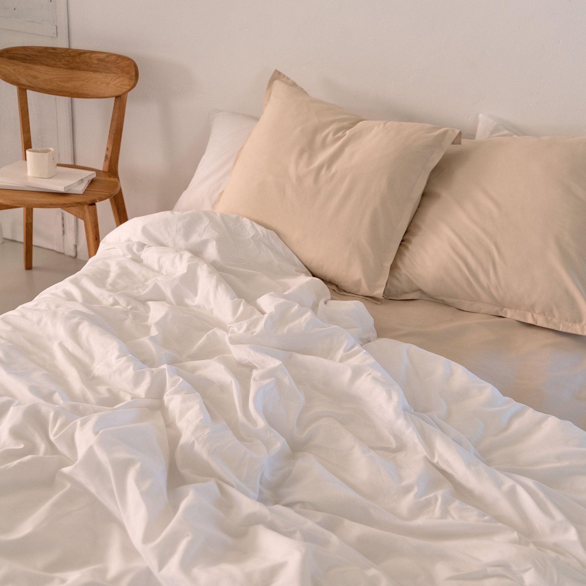 Happy Friday Duvet cover Basic 200 TC 220x220 cm (Double) White