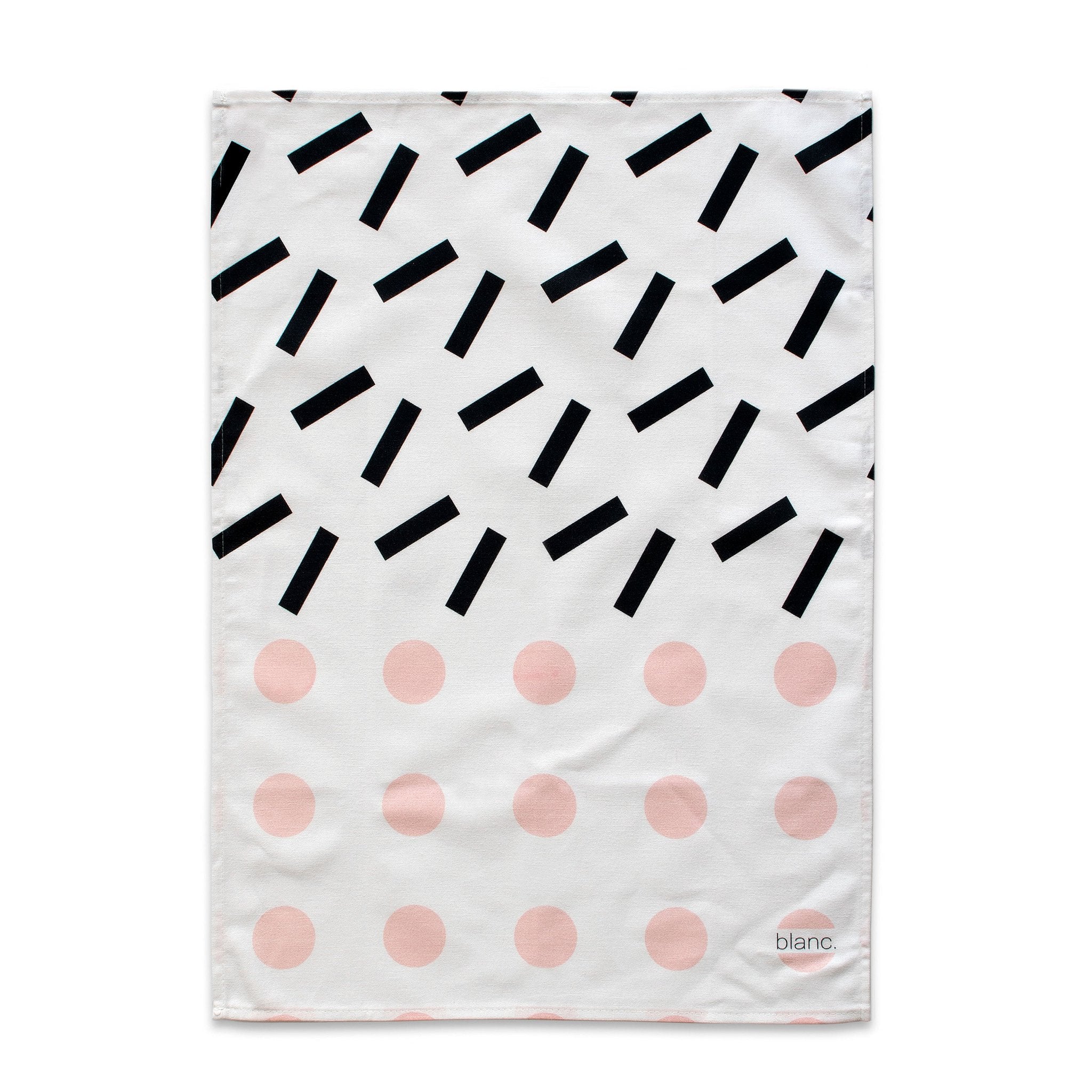 Happy Friday Tea towel (2 pc) Blush 70x50 cm Multicolor