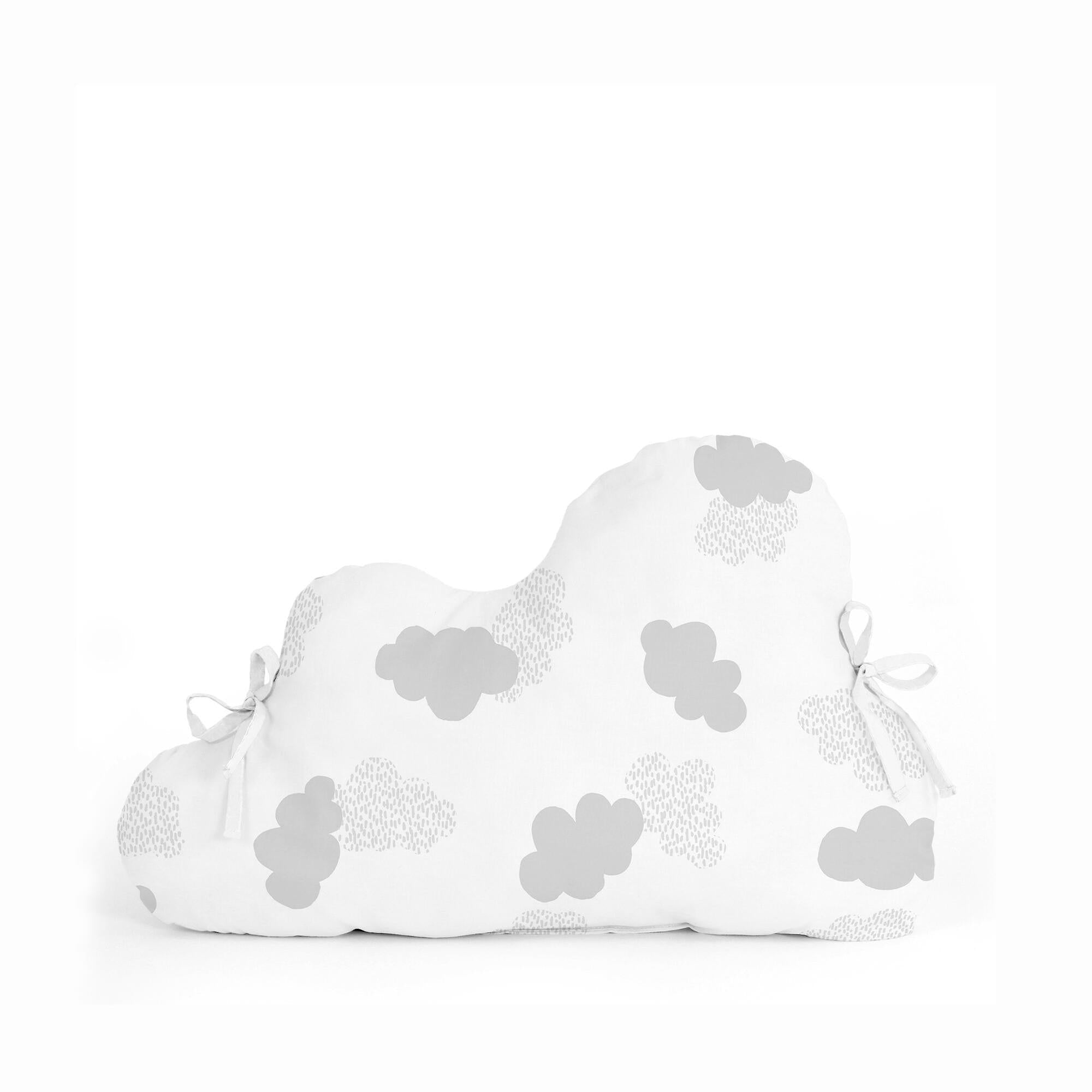 Happy Friday Bumper Clouds grey 60x40 cm Grey