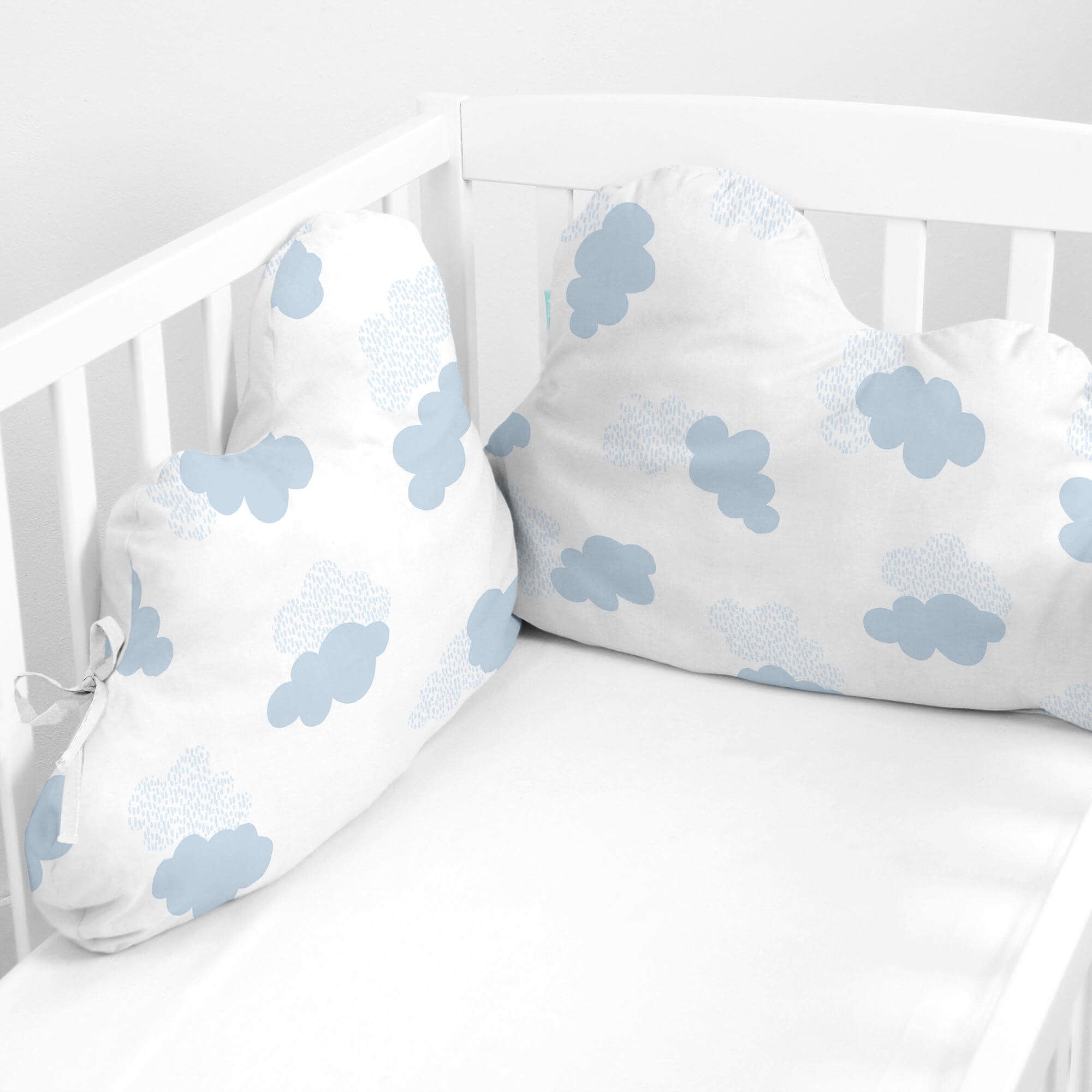 Happy Friday Bumper Clouds blue 60x40 cm Blue