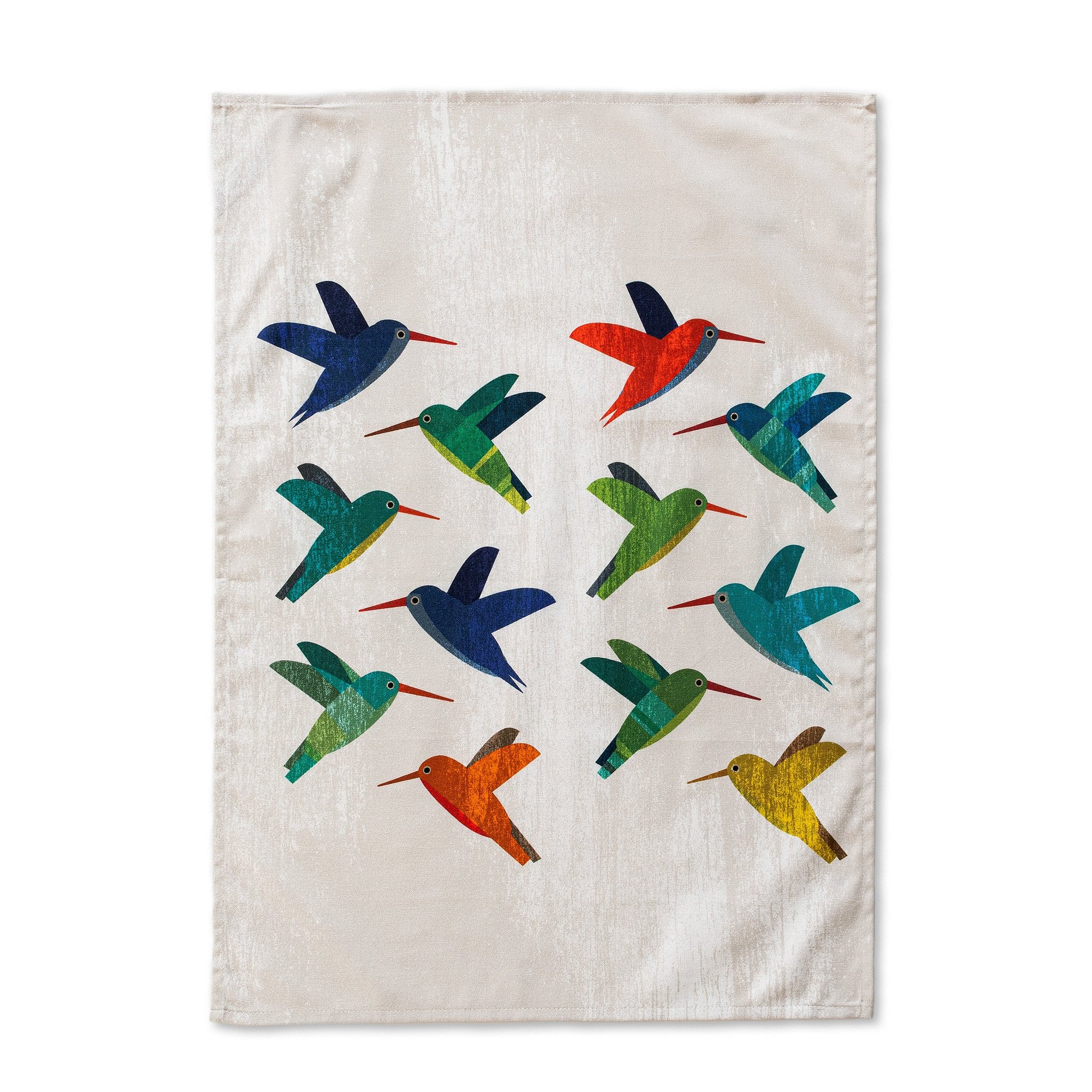 Happy Friday Tea towel (2 pc) Colibri 70x50 cm Multicolor