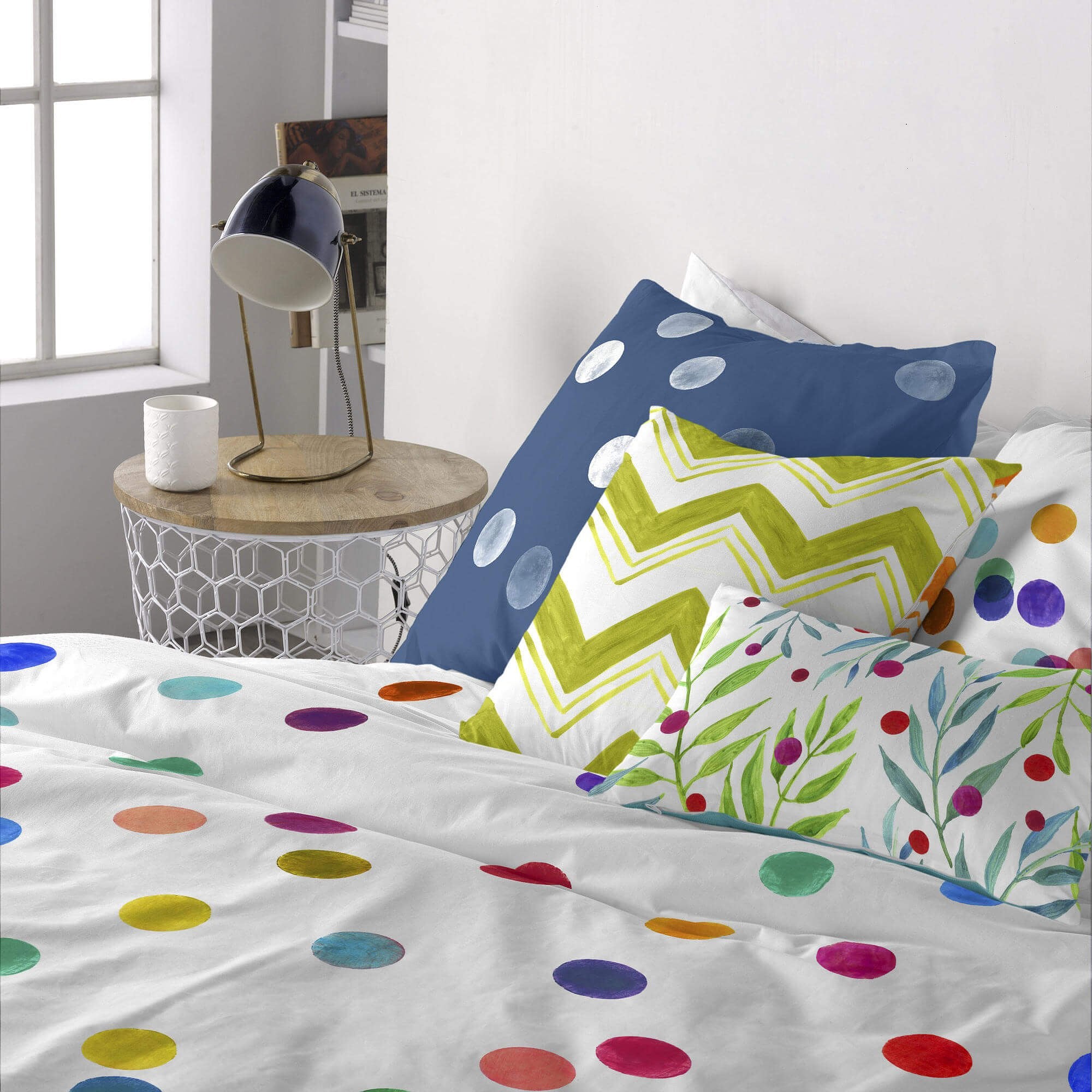 Happy Friday Cushion cover Confetti 60x60 cm Multicolor