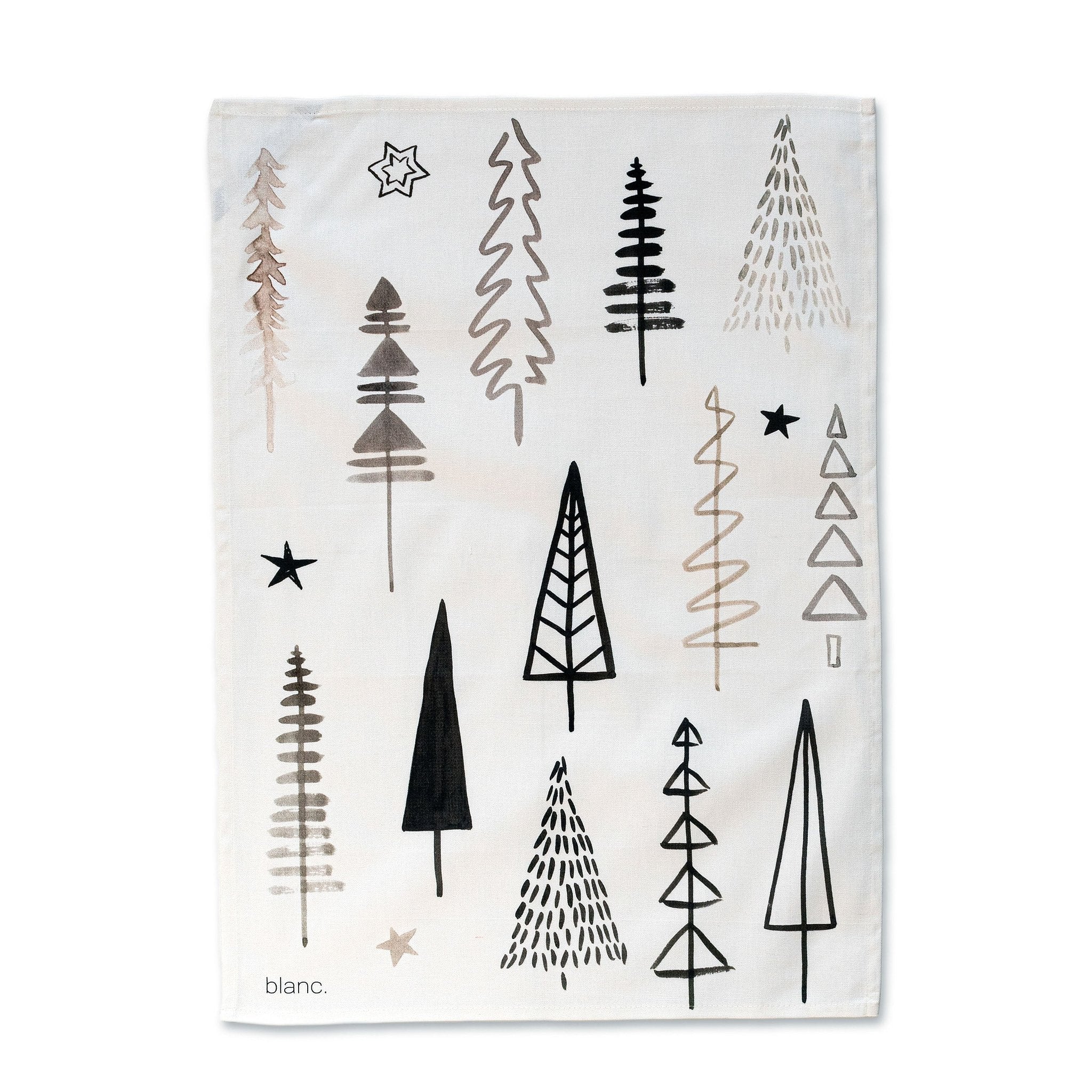 Happy Friday Tea towel (2 pc) Copse 70x50 cm Multicolor