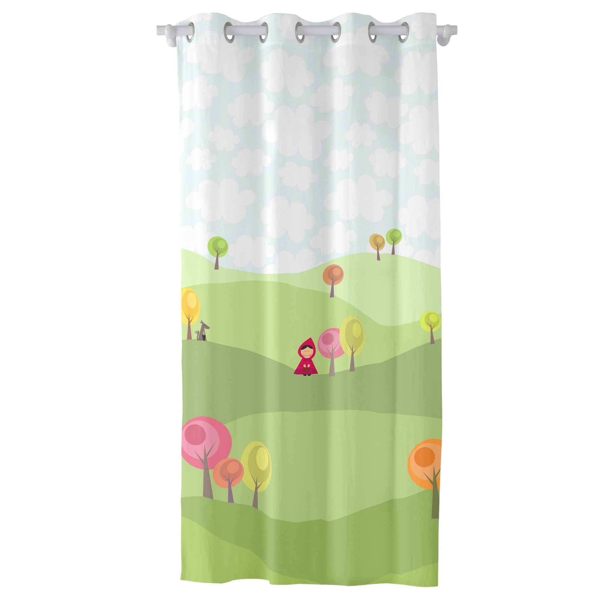 Happy Friday Curtain Grandma 140x265 cm Multicolor