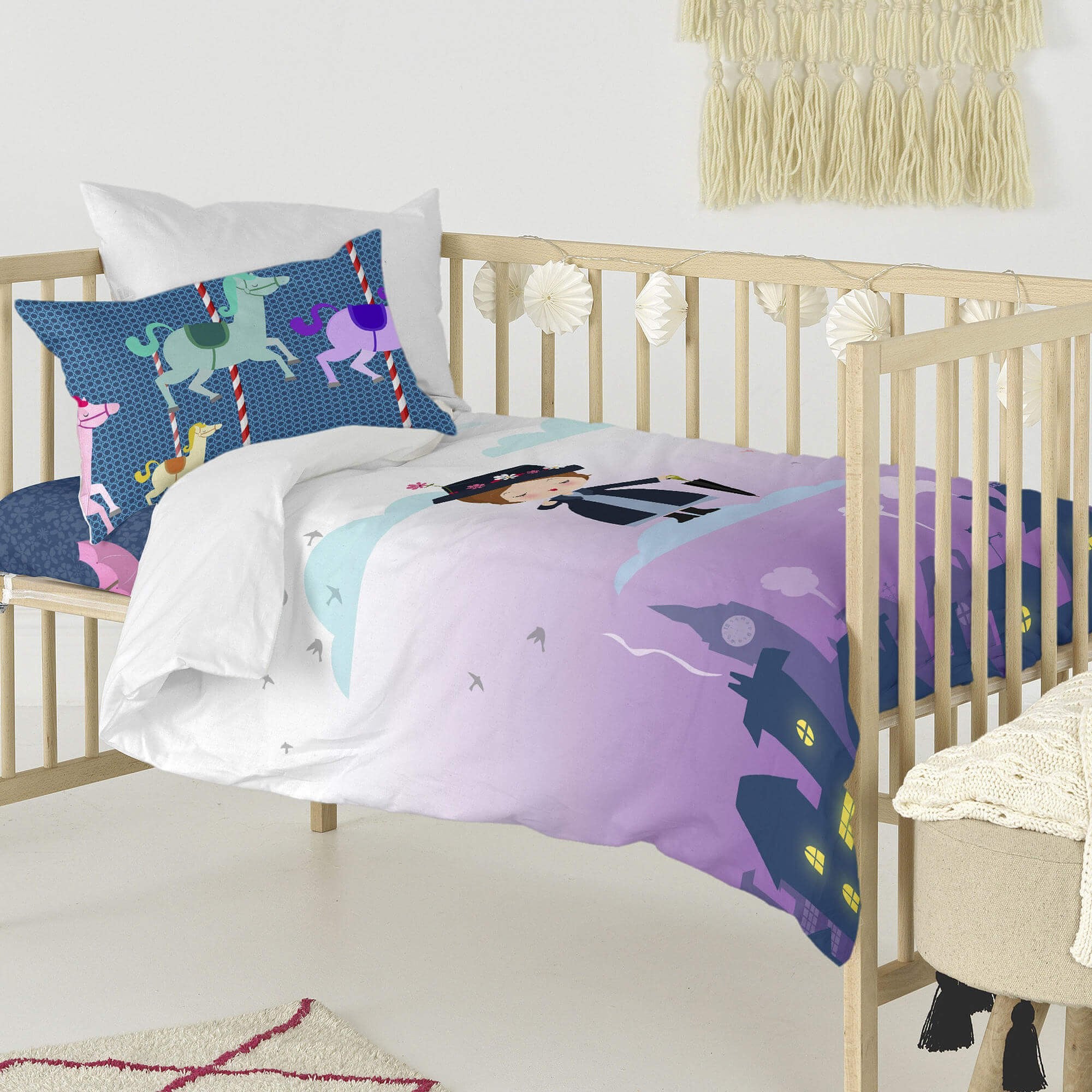 Happy Friday Duvet cover set 2 pieces Nanny 115x145 cm (Cot bed) Multicolor