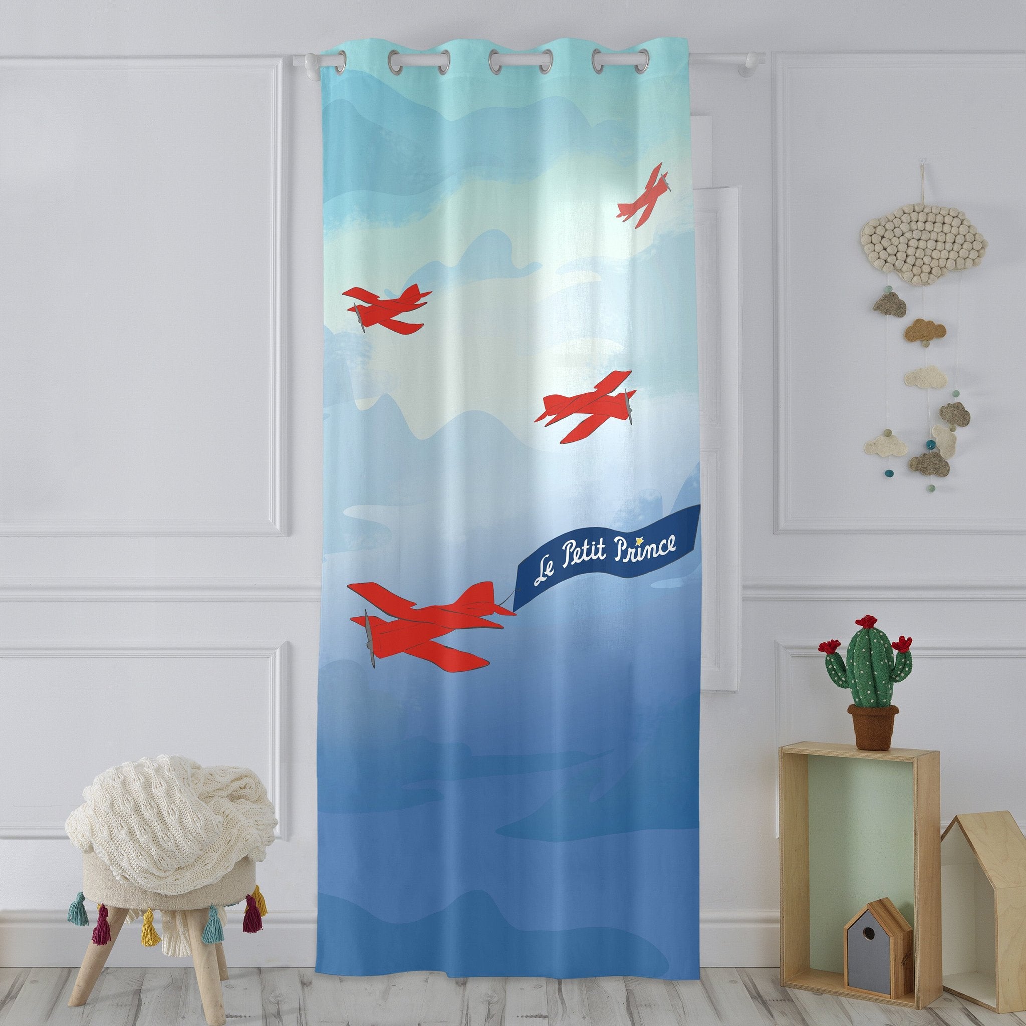 Happy Friday Curtain Son avion 140x265 cm Multicolor