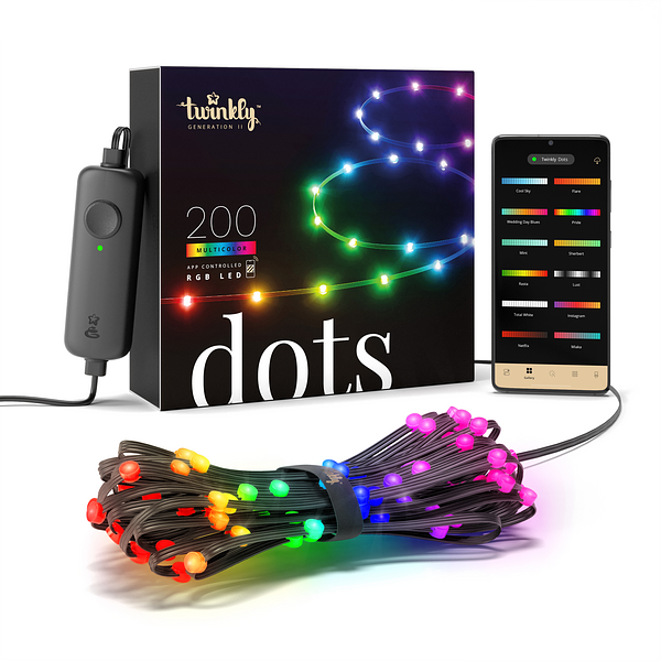 Twinkly Dots RGB 10 Meter [Black]