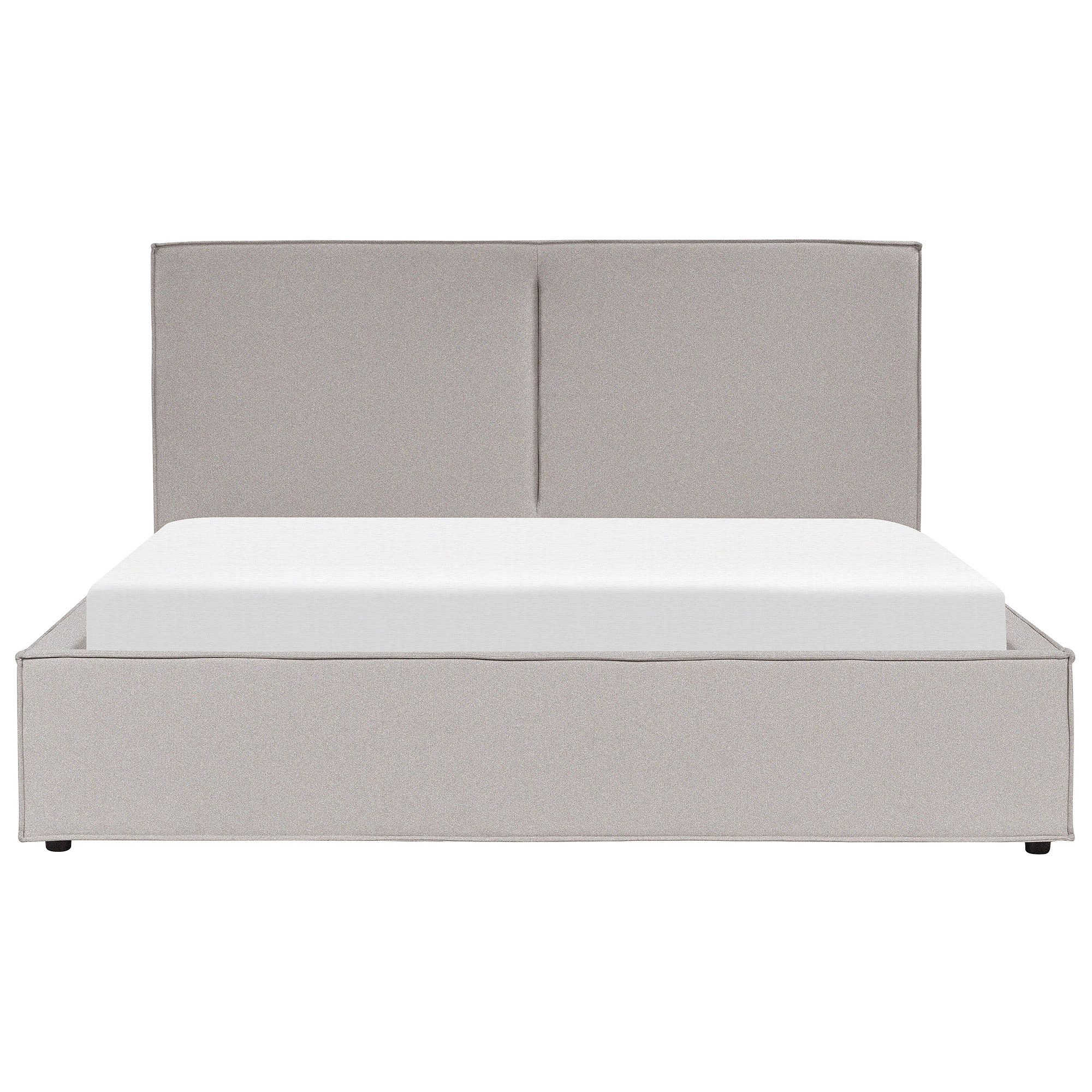 Beliani MOISSAC - Bed - Lichtgrijs - 180 x 200 cm - Polyester