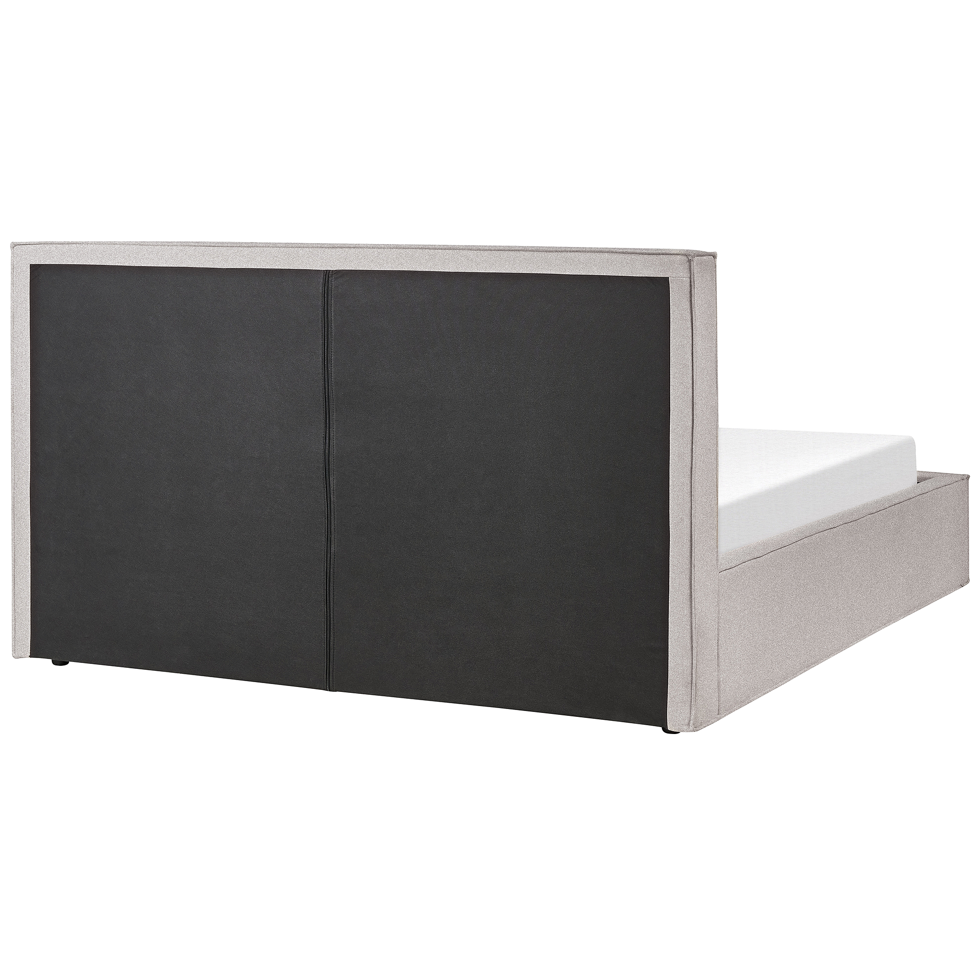 Beliani MOISSAC - Bed - Lichtgrijs - 180 x 200 cm - Polyester