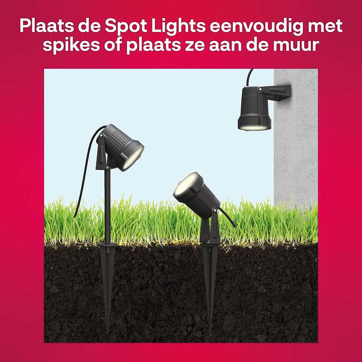 Innr Outdoor Spot Light 3 Spots OSL 130 C