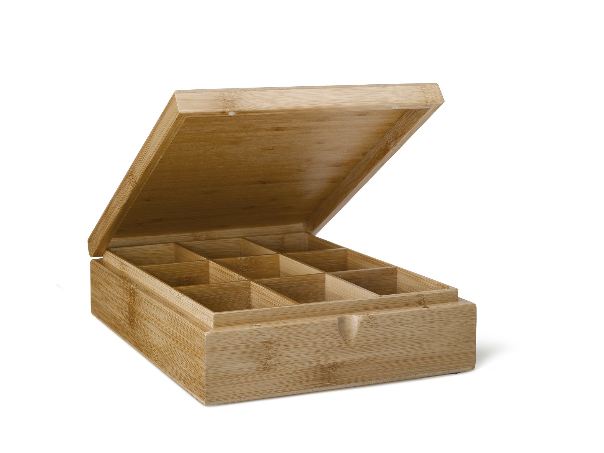 Bredemeijer Tea box 9 compartments closed bamboo