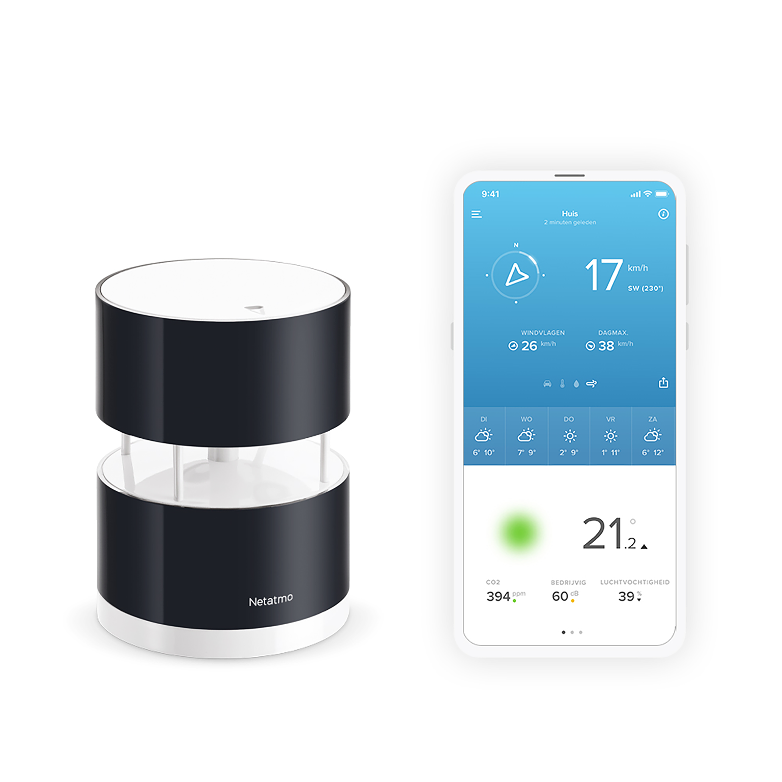 Netatmo Slimme Windmeter