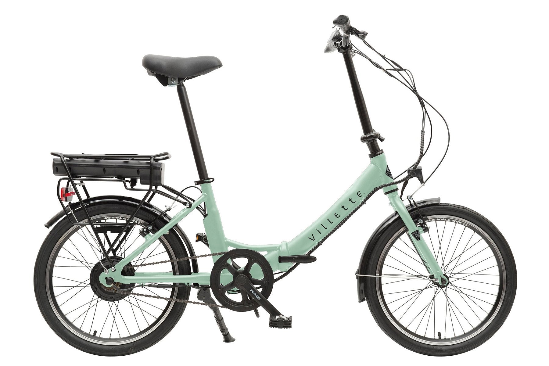 Villette les Vacances,folding e-bike,mint