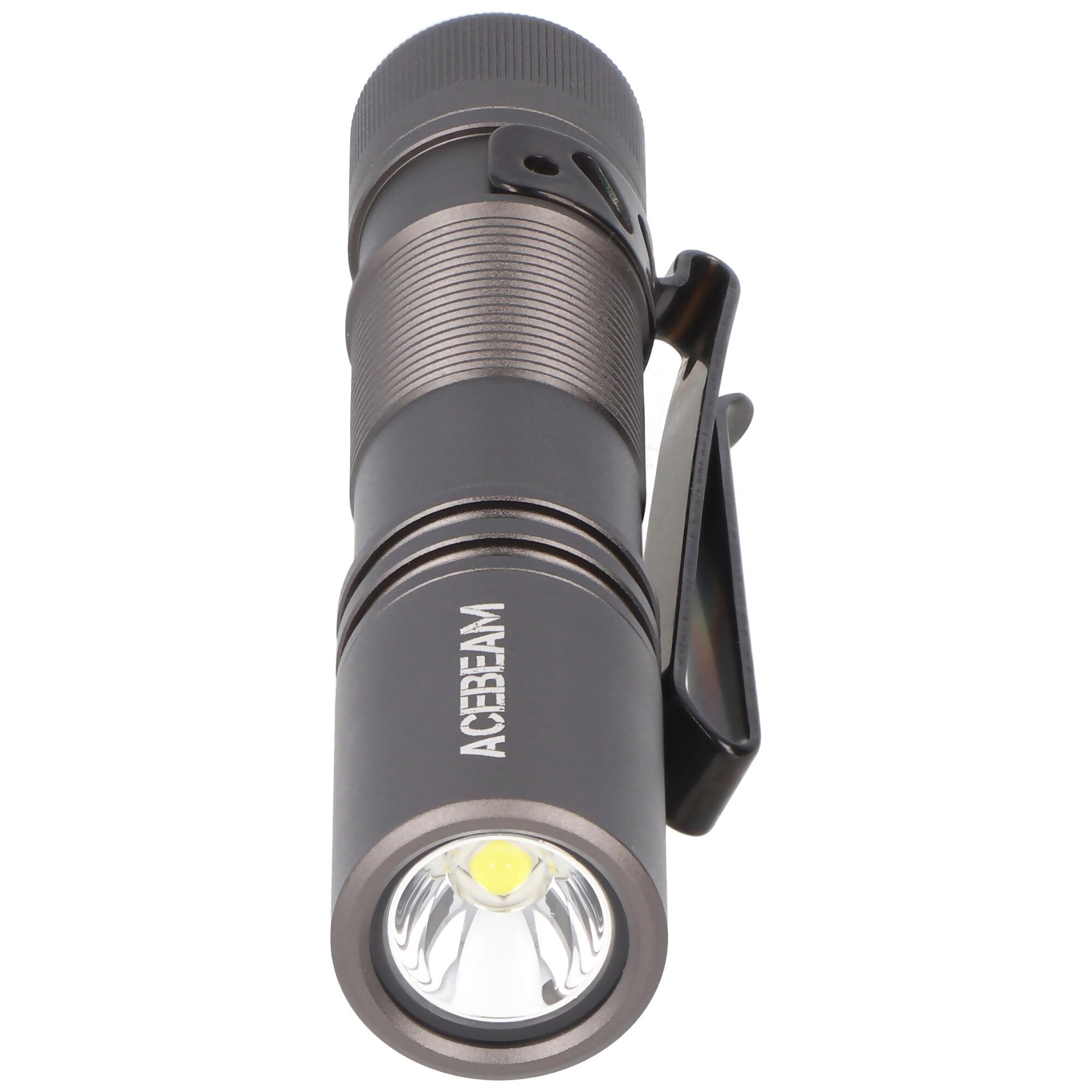 AceBeam Pokelit AA LED zaklamp met maximaal 1.000 lumen, kleur grijs, inclusief 14500 Li-Ion accu me