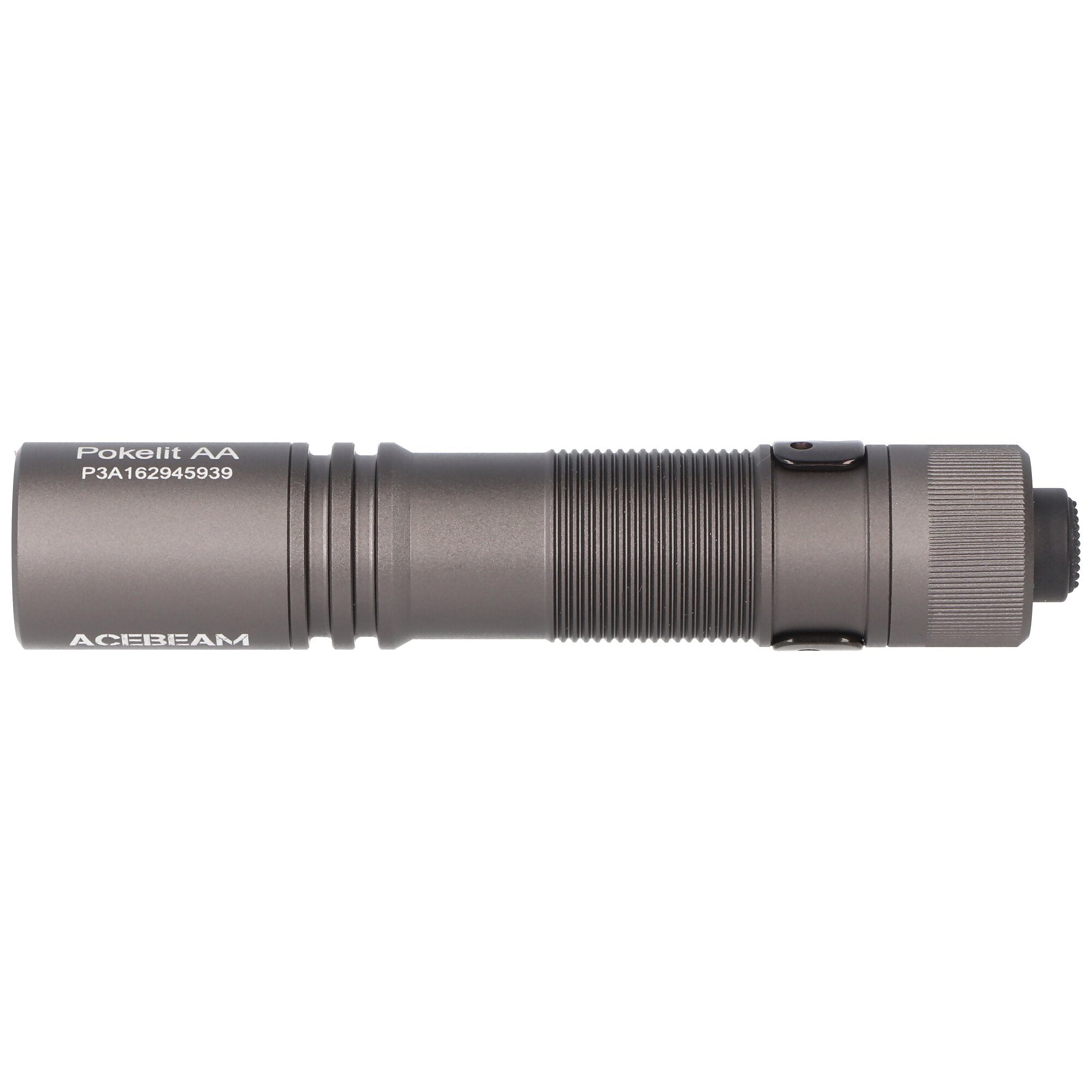 AceBeam Pokelit AA LED flashlight with up to 1,000 lumens, color grey, including 14500 Li-Ion batter