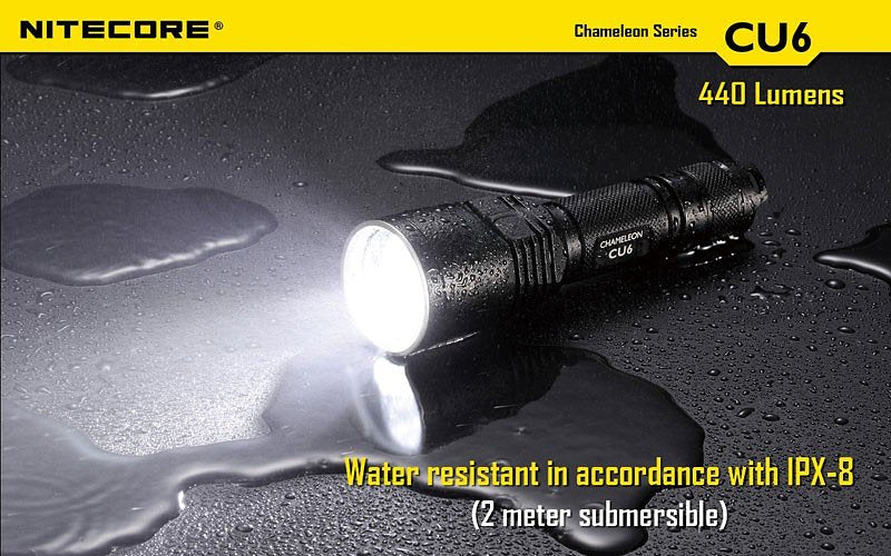 Nitecore Chameleon CU6 CREE XP-G2 (R6) 440 lumen met UV-led