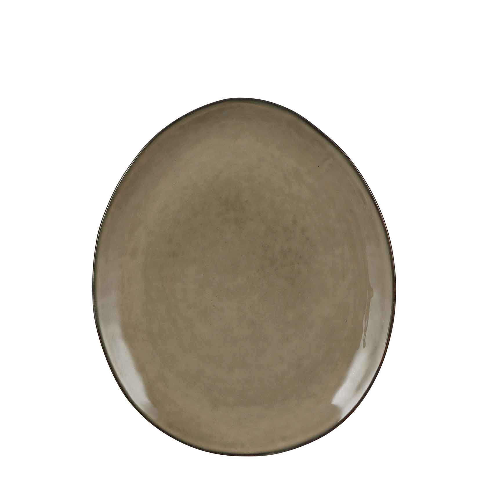 Mica Decorations tabo bord ovaal creme maat in cm: 28,5 x 23,5