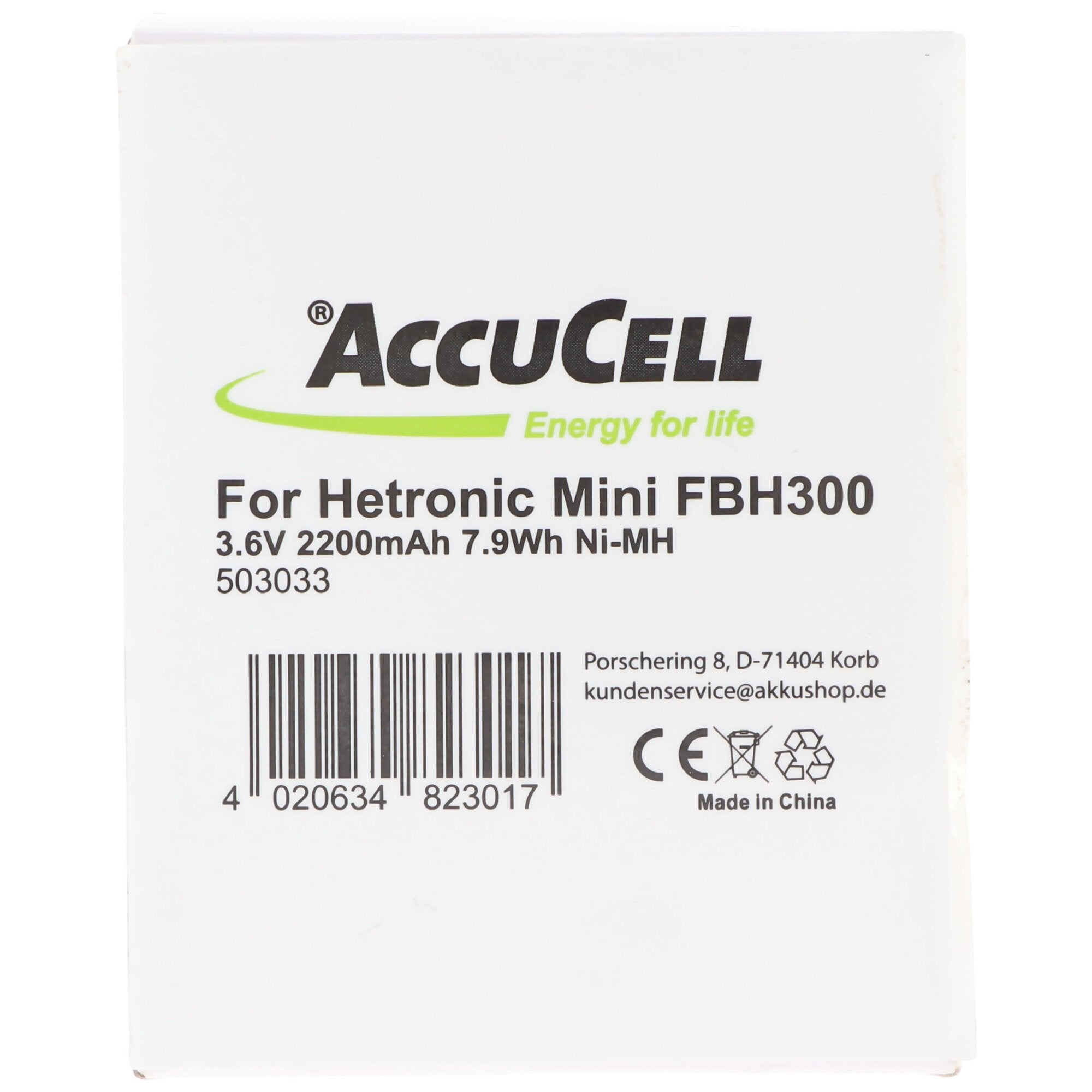 Battery suitable for Hetronic NM13HA battery 68300990, 68300600, FBH300 3.6 volt 2000-2200mAh