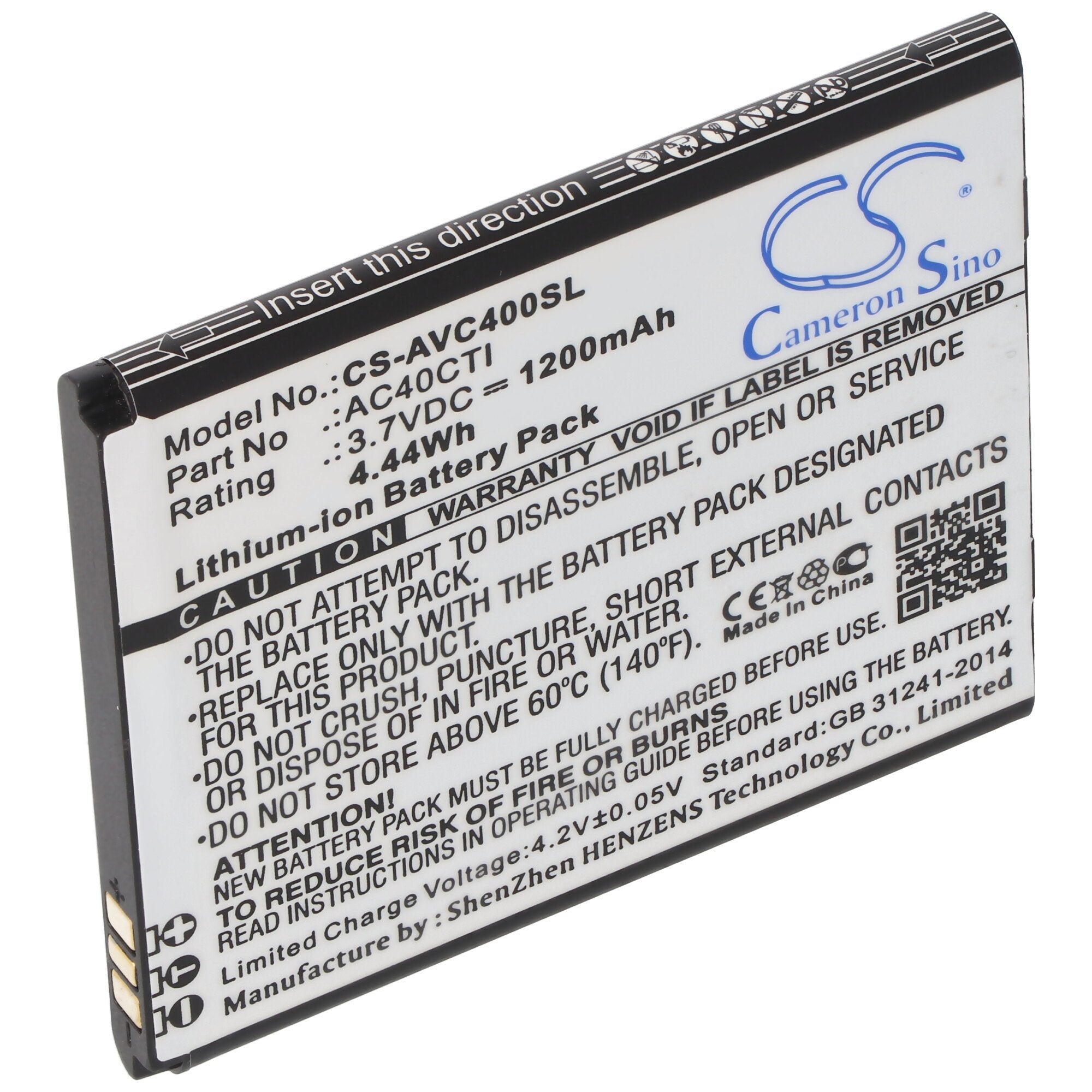 AC40CTI replica battery only suitable for the Archos AC40CTI battery