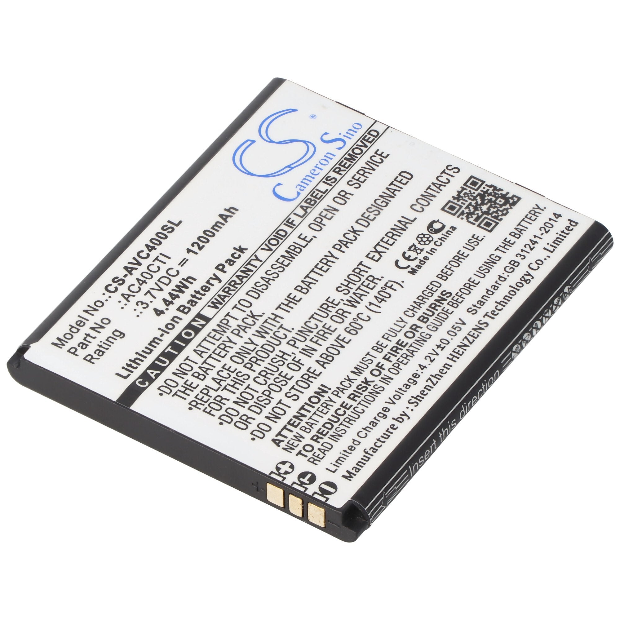 AC40CTI replica battery only suitable for the Archos AC40CTI battery
