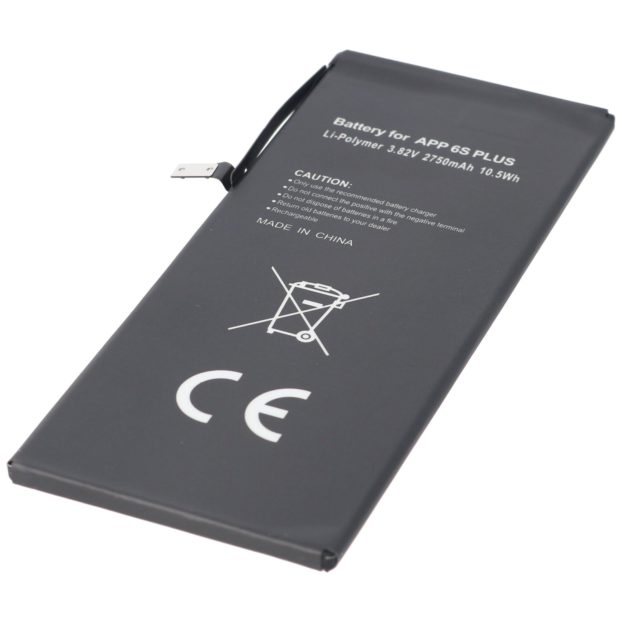 Battery suitable for the Apple iPhone 6S plus battery 616-00045, 2750mAh max. 10.5Wh