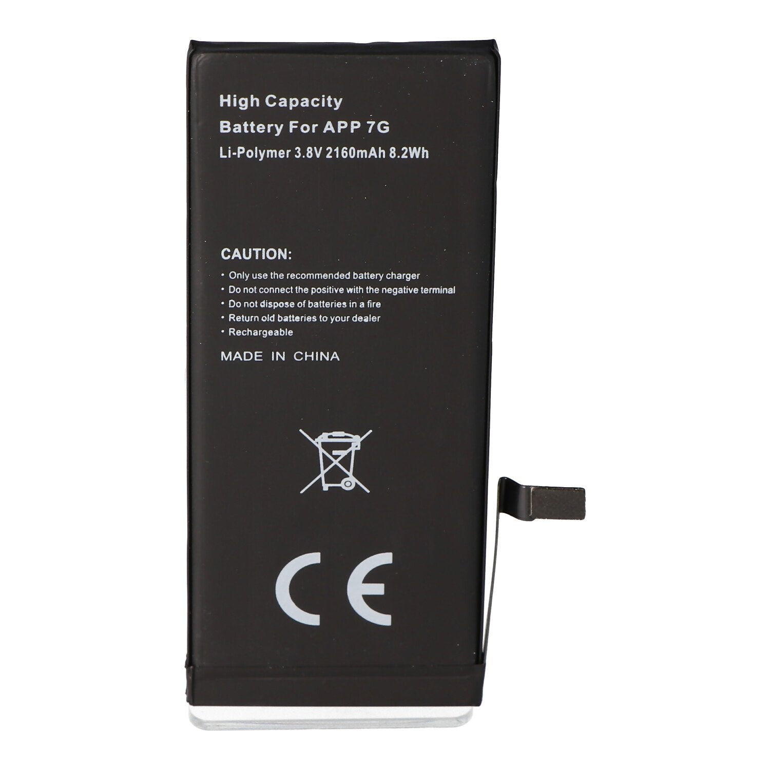 2160mAh battery suitable for the Apple iPhone 7 battery 616-00255, 616-00258, A1660, A1778, A1779, A