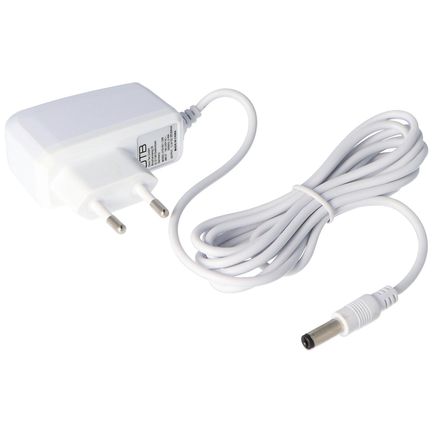 Power adapter white suitable for Tivoli Audio PAL, iPAL radio 12 volt, charging current 56