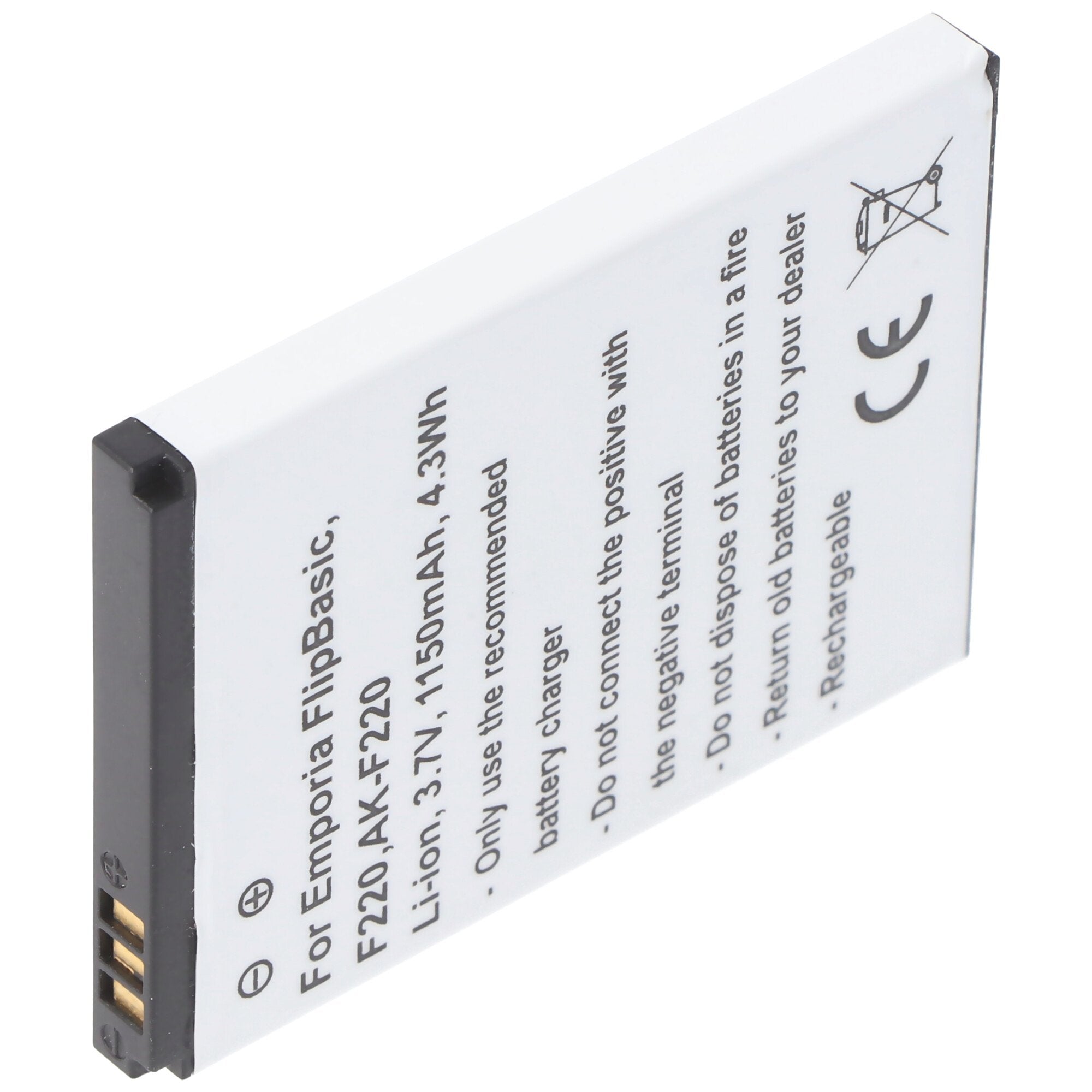 AK-F220 battery for Emporia F210, F220, Flip basic, Emporia FLIPbasic