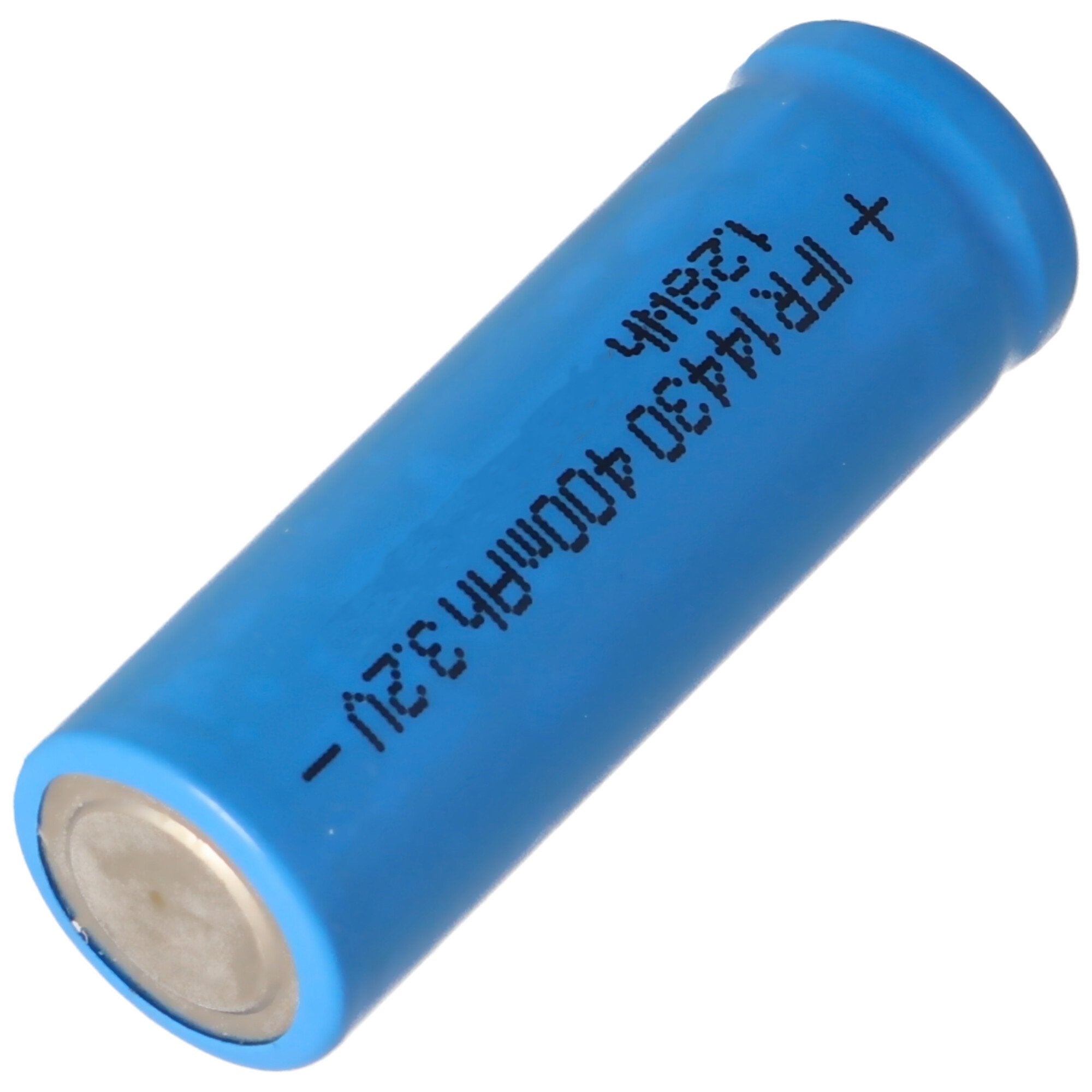 IFR 14430 - 400mAh 3.2V LiFePo4 battery (button top) unprotected