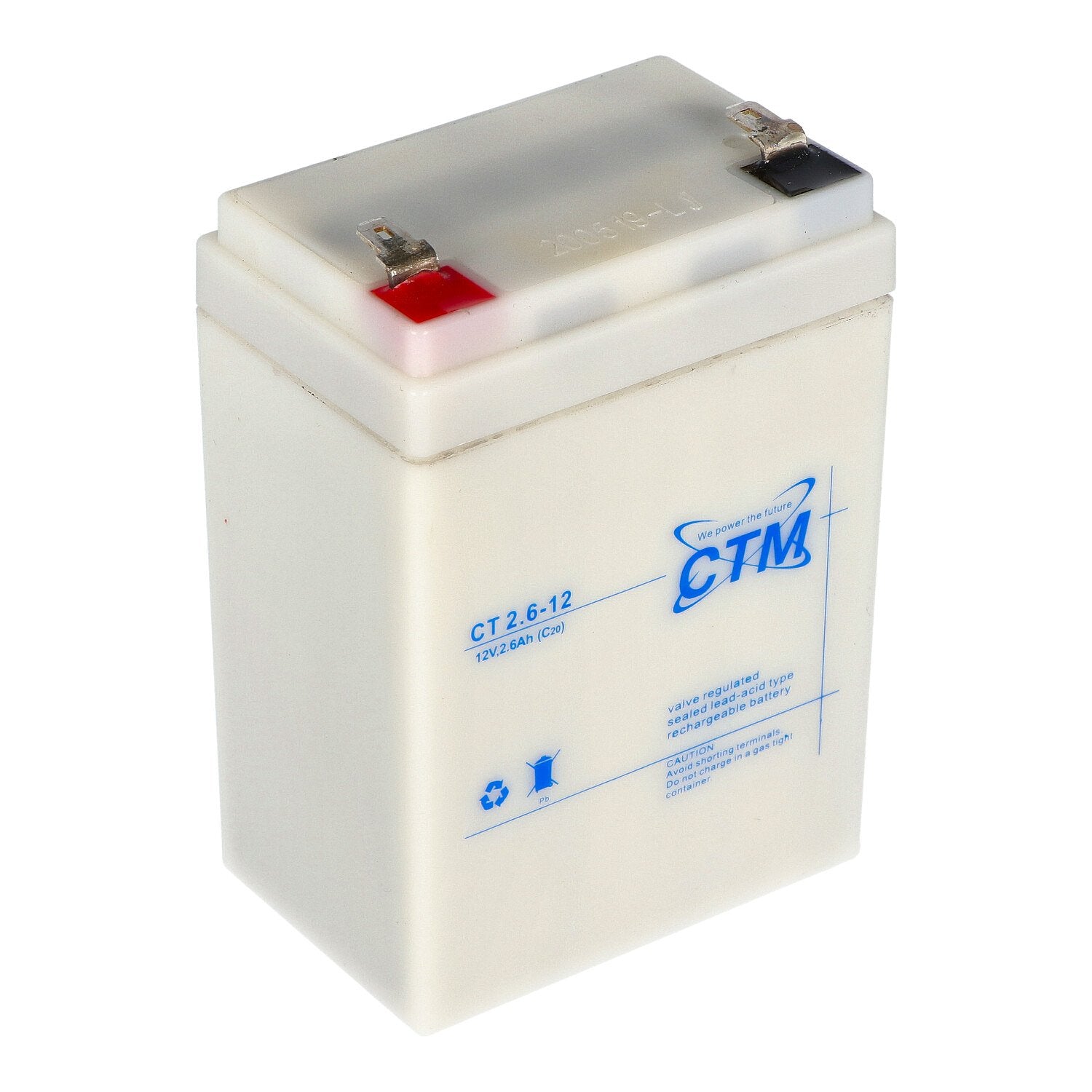 CTM 2.6-12 battery PB lead MP2.2-12D, MP2.2-12D, RLl1226, 6FM2.6 suitable for many areas of applicat