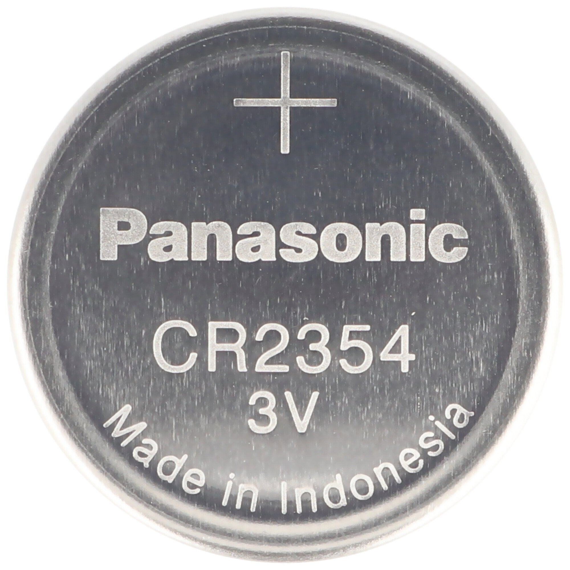 Panasonic CR2354 lithium battery with recess at the negative pole