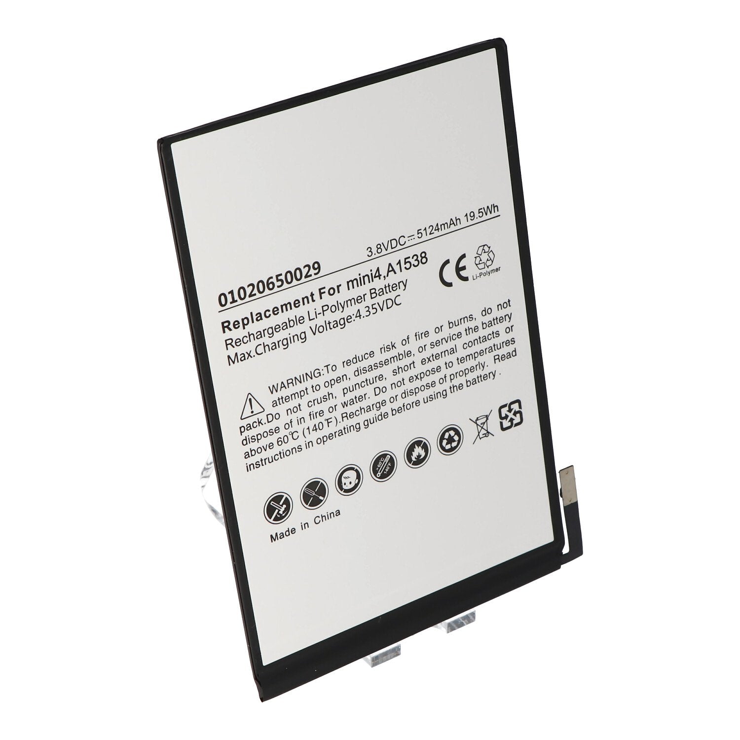 Battery suitable for Apple iPad mini 4 battery A1538, A1550, 020-00297
