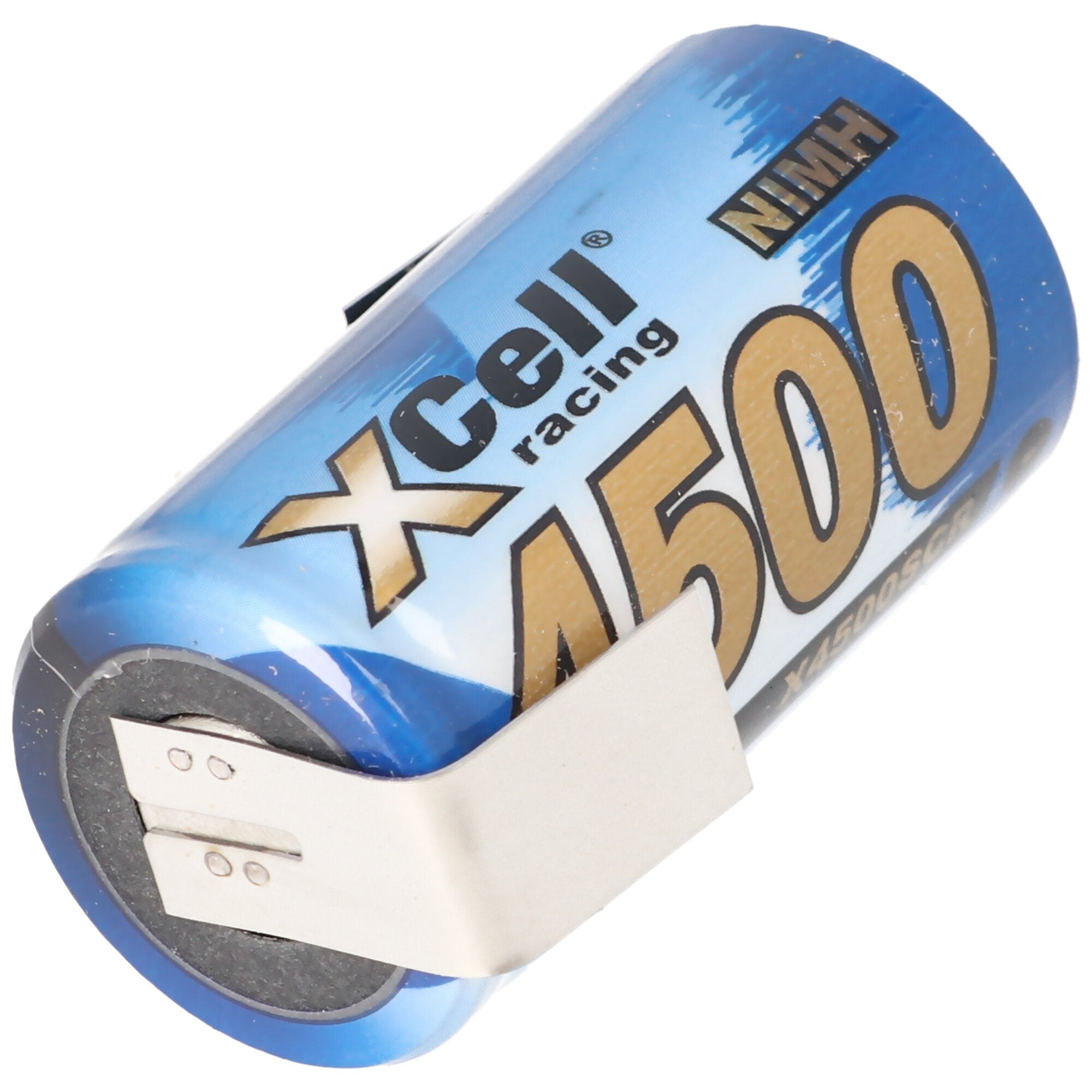 XCell 4500mAh Sub-C Ni-MH battery with Z-shaped solder tab