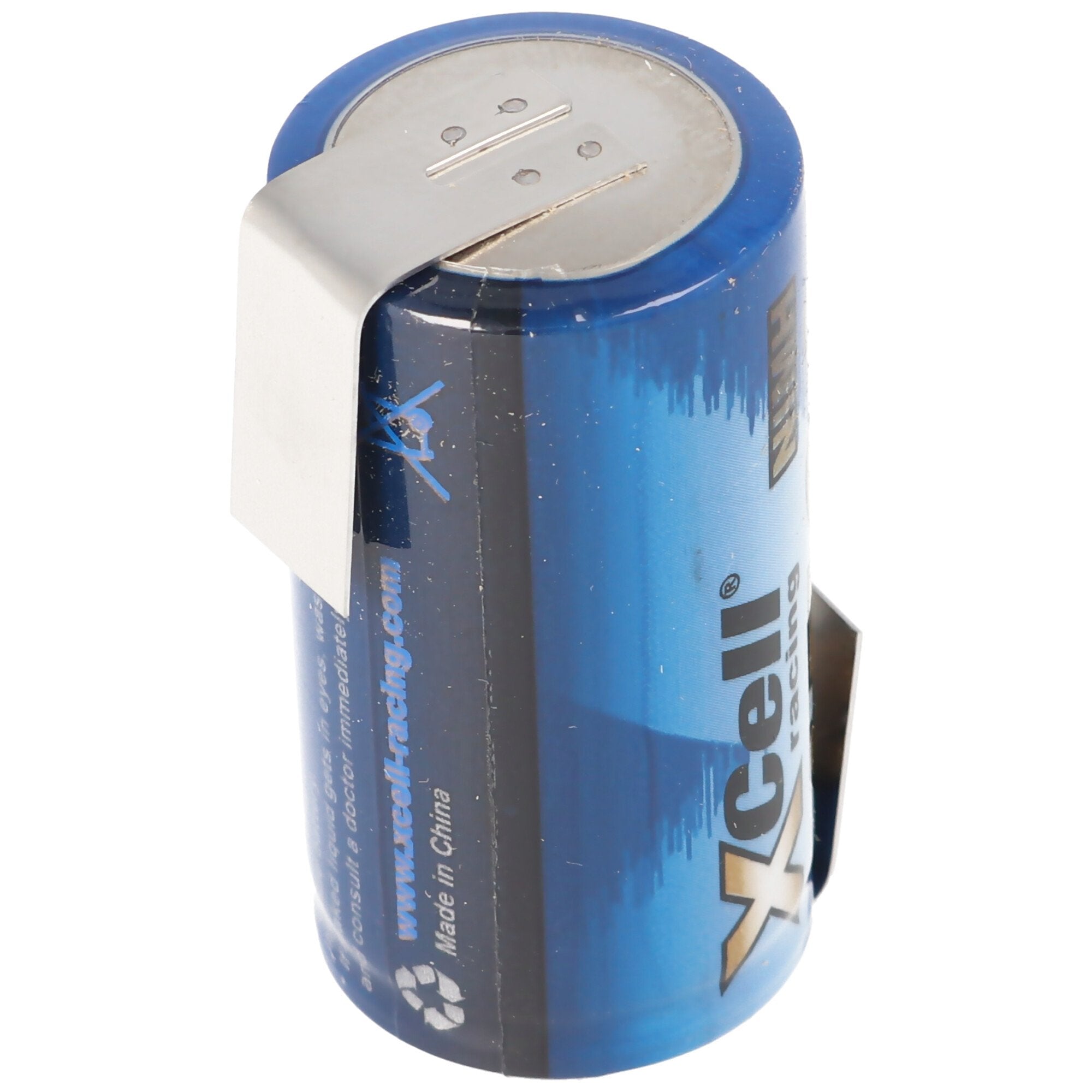 XCell 4500mAh Sub-C Ni-MH battery with Z-shaped solder tab