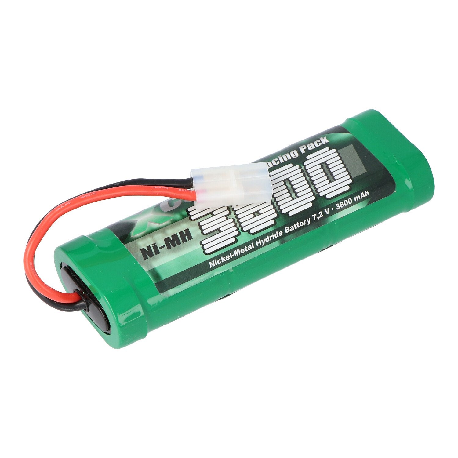 Racing pack 7.2 volts with Tamiya plug NiMH battery 3600mAh Sub-C