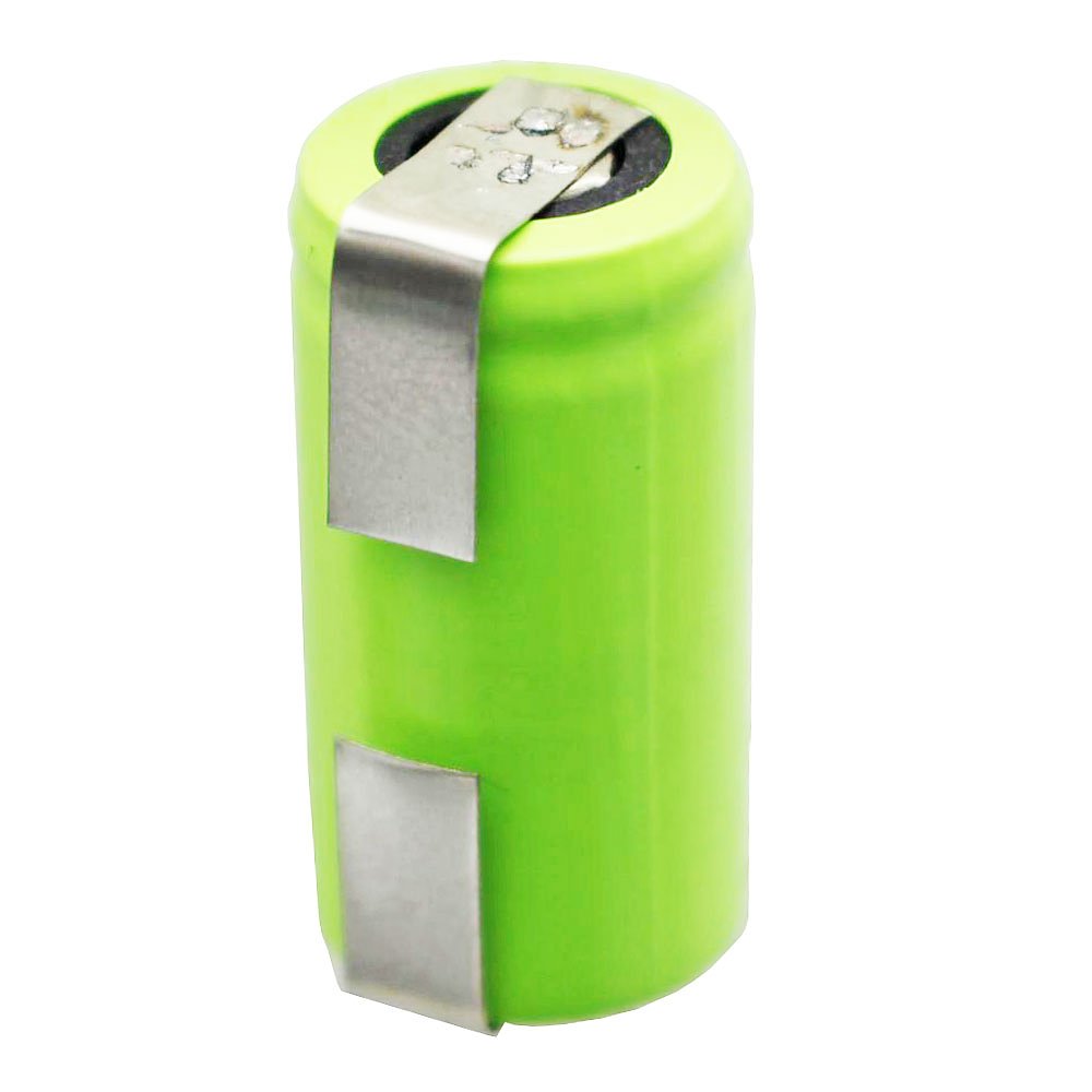 Battery 2 / 3AA NiMH battery with solder tail U-shape 650mAh capacity