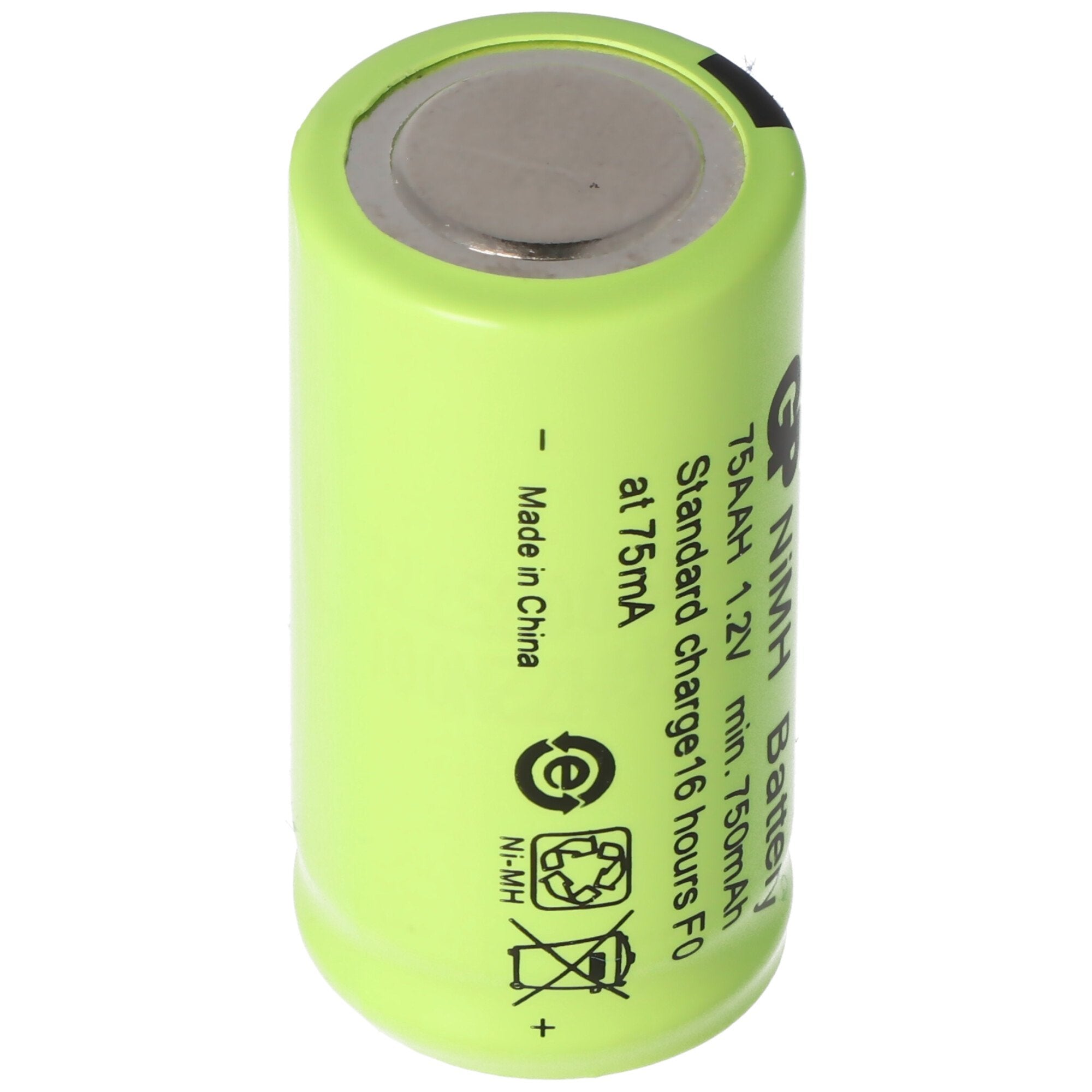 Batterij 2 / 3AA NiMH-batterij zonder soldeertag, ca. 14x29mm
