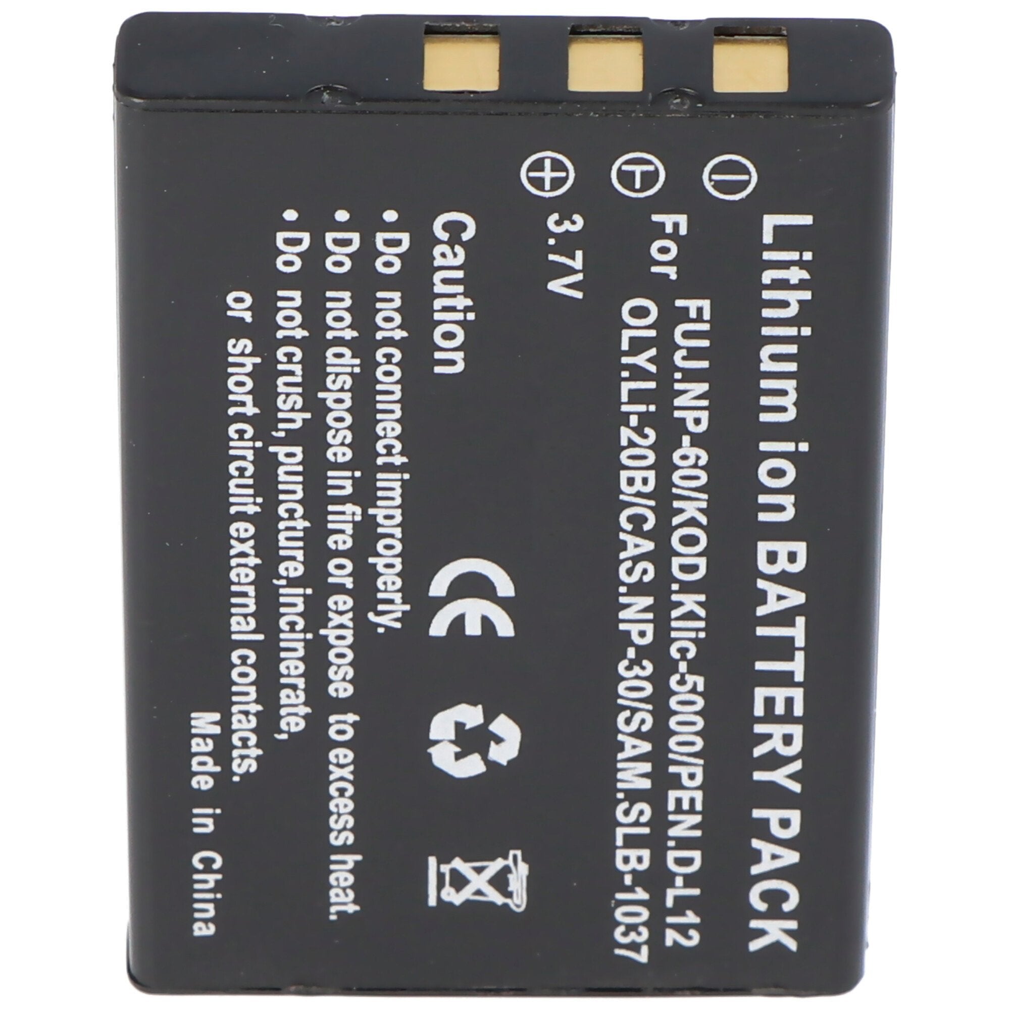 AccuCell battery suitable for Samsung SLB-1137, Digimax V700
