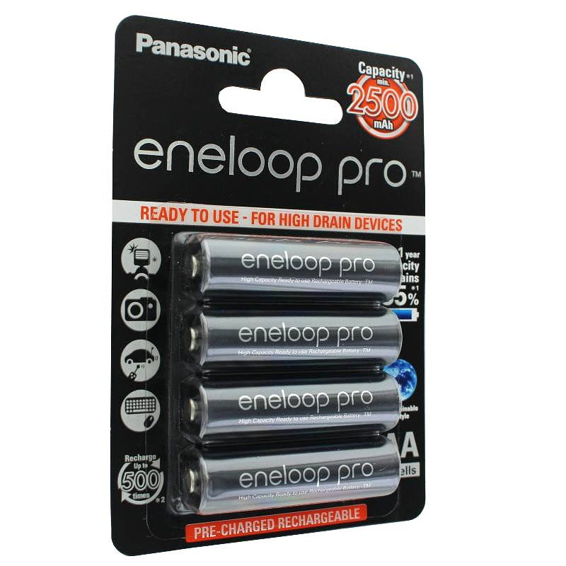 Sanyo XX eneloop Technology HR-3UWX min. 2500mAh and AkkuBox from Panasonic