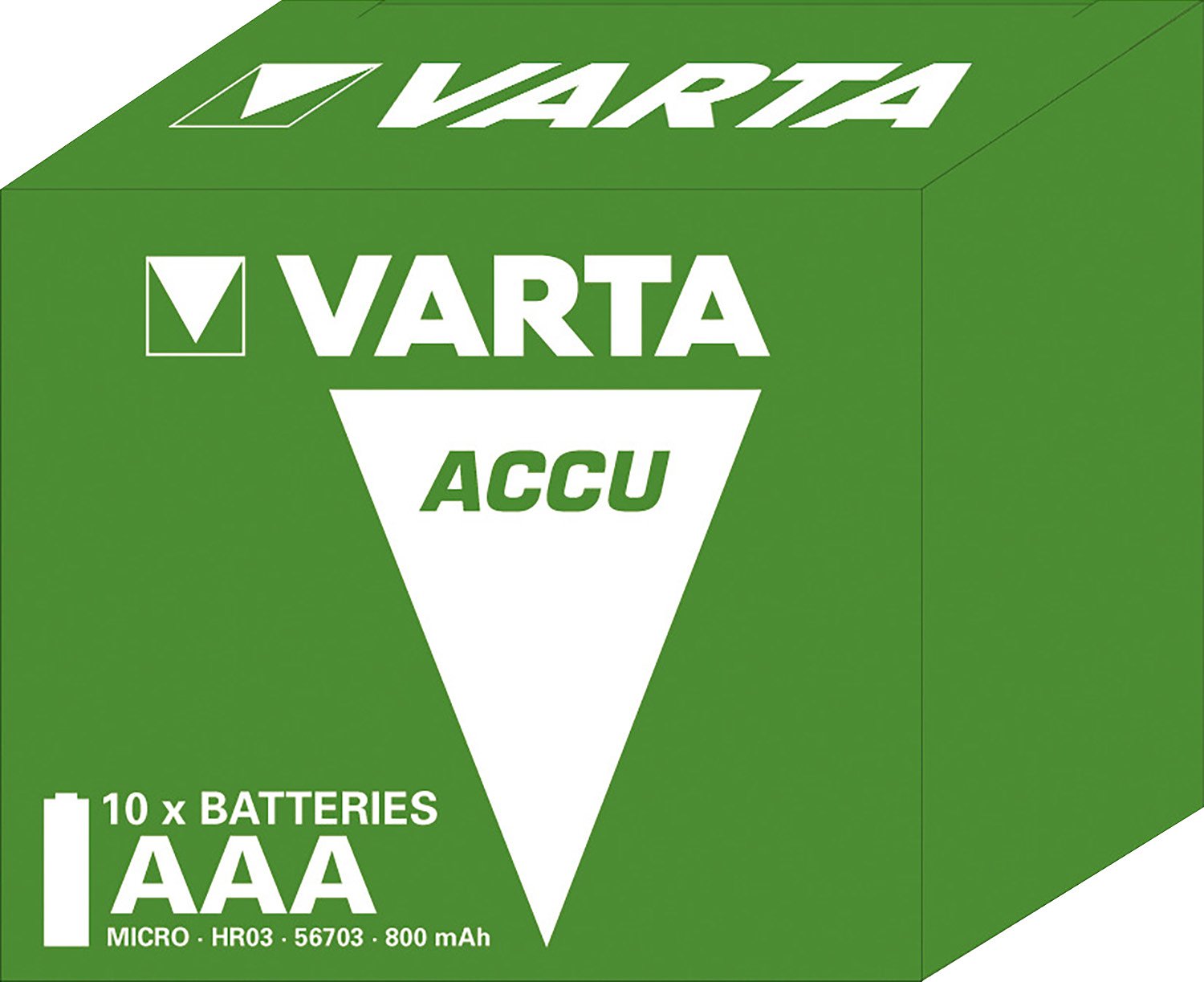 Varta - Batterie Rechargeable Solar Power Accu Aaa / Hr03 Ni-mh