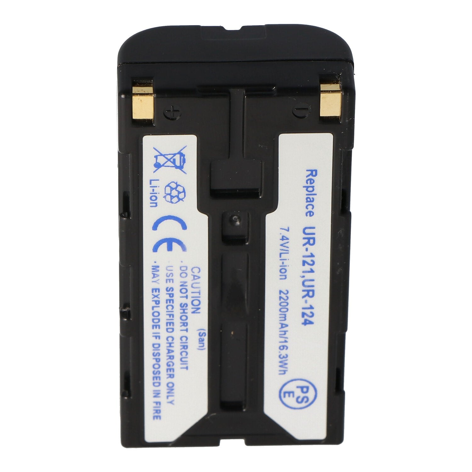 AccuCell-batterij geschikt voor Sanyo UR-121D, UR-124, IDC-1000Z