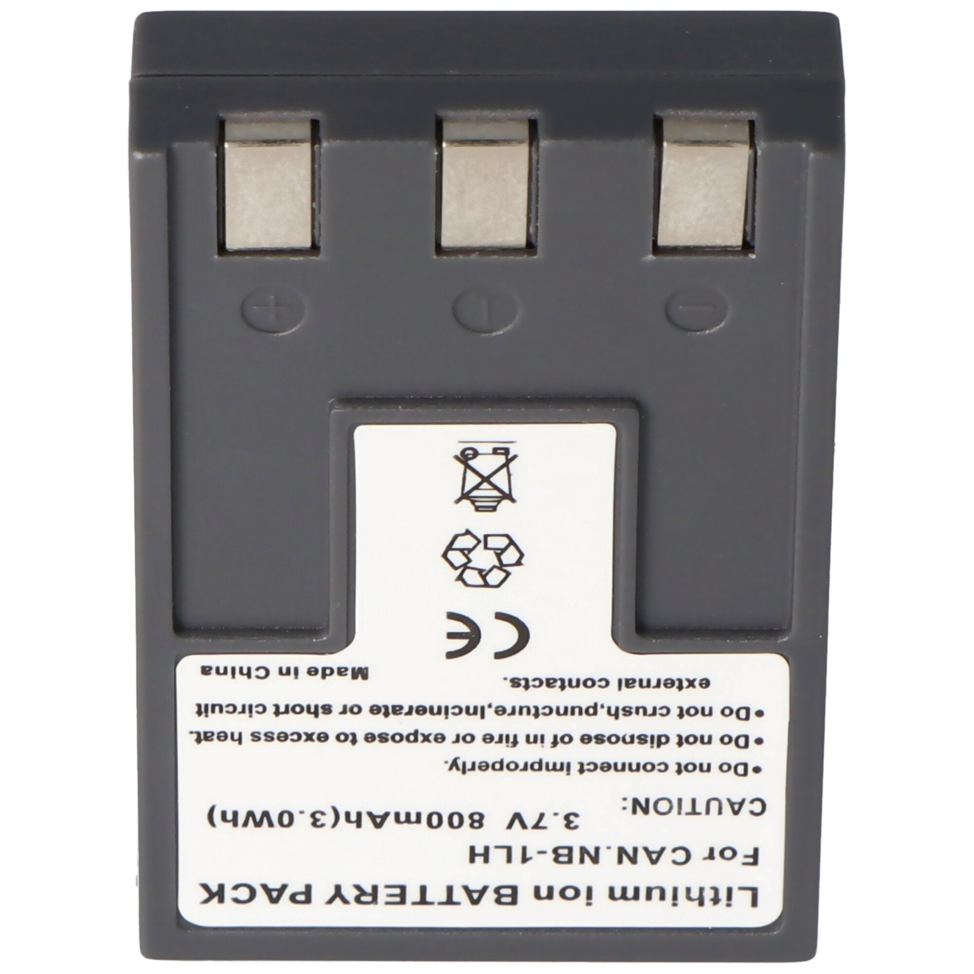 Battery suitable for Canon Digital IXUS V3, IXUS VIII