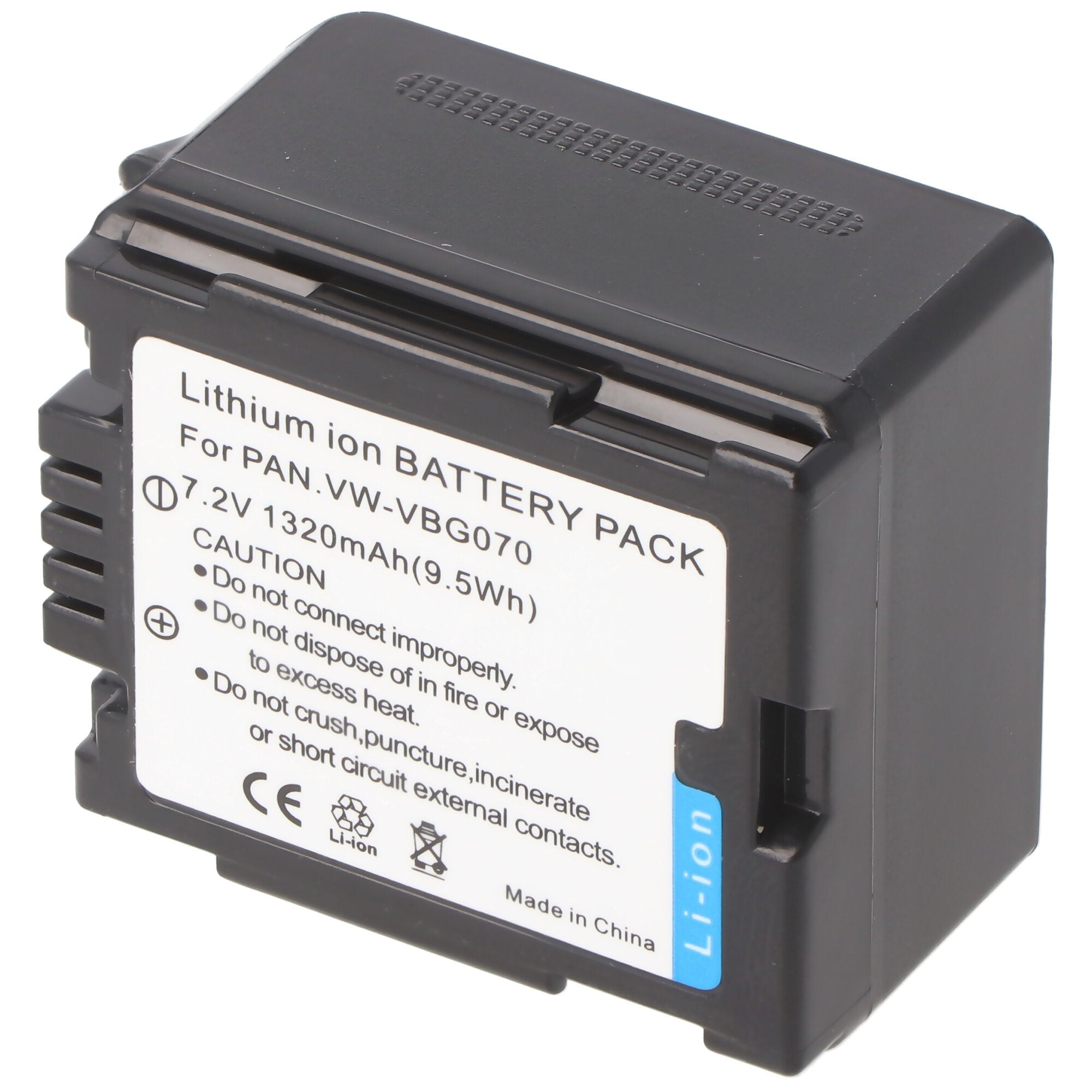 Accucell battery suitable for Panasonic VW-VBG070 battery