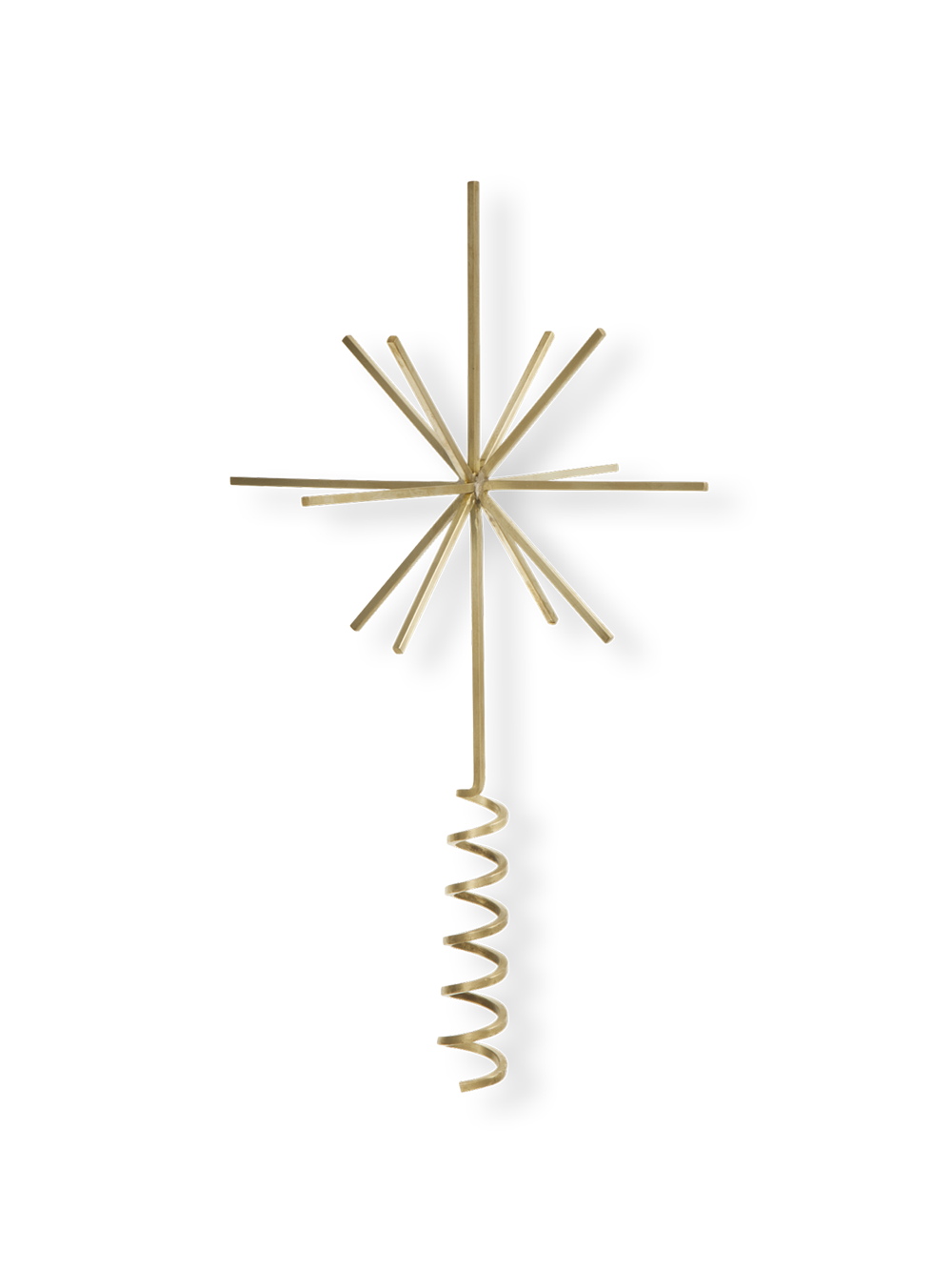 Ferm Living - Christmas Tree Topstar - Kerstpiek - Messing - Goudkleurig