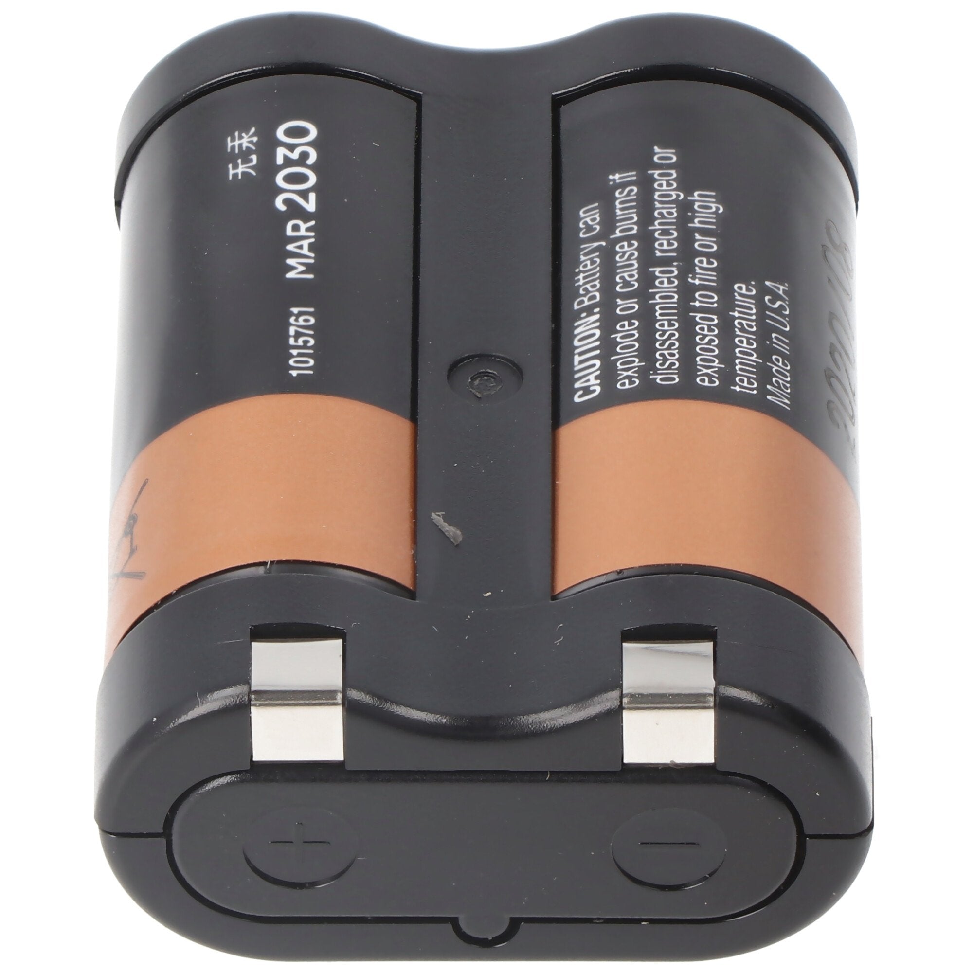 Duracell fotobatterij 2CR5 Ultra Lithium 6 volt met enkele blister van 1400 mAh